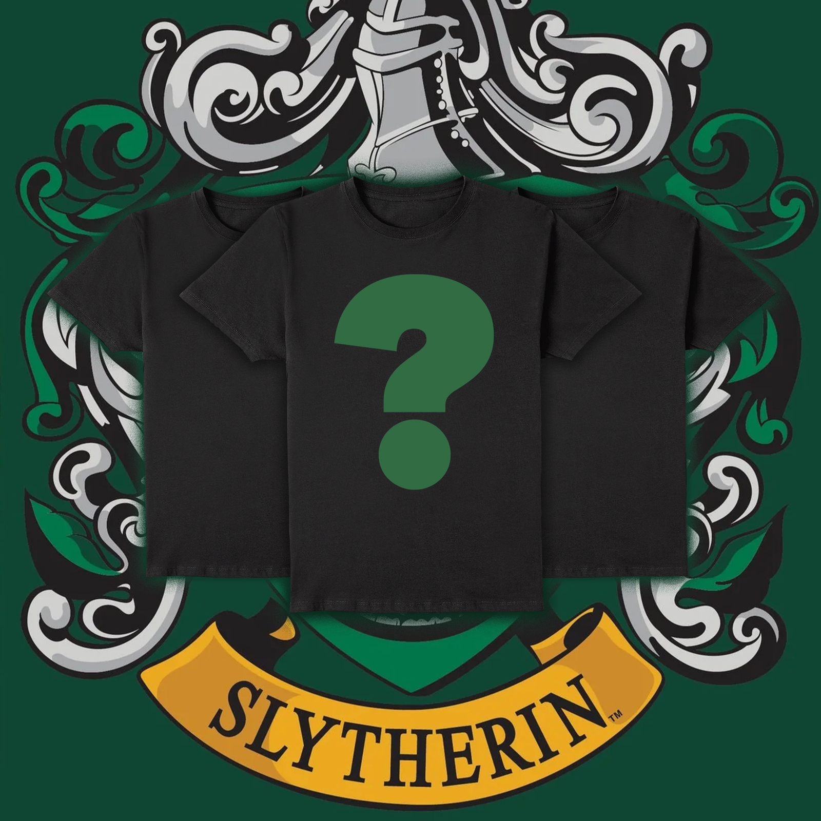 Harry Potter Slytherin Unisex T-Shirt Mystery 3-Pack - XL