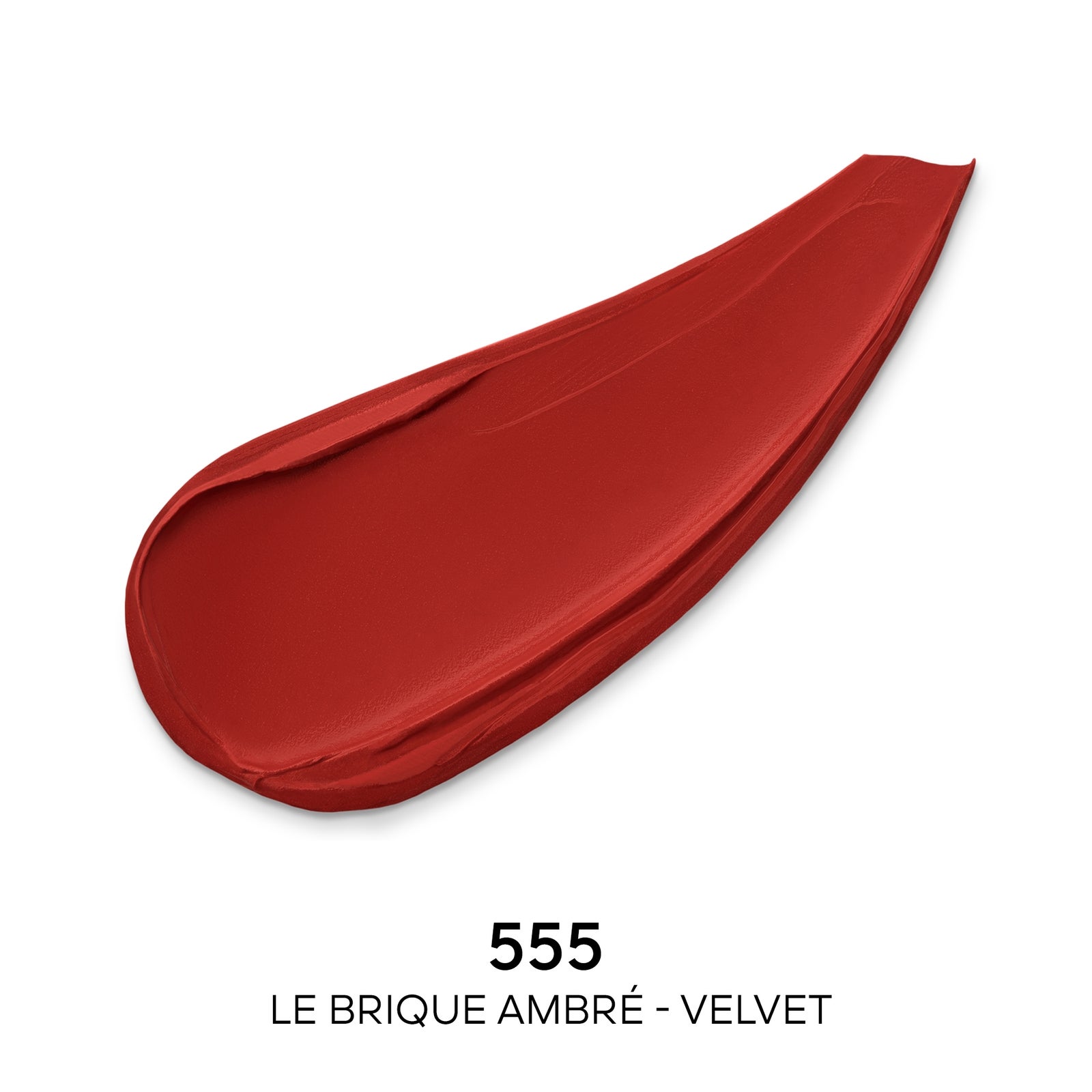 GUERLAIN Rouge G - The Refill Velvet 3.5g (Various Shades) - 555 Le Brique Ambré – Velvet 4