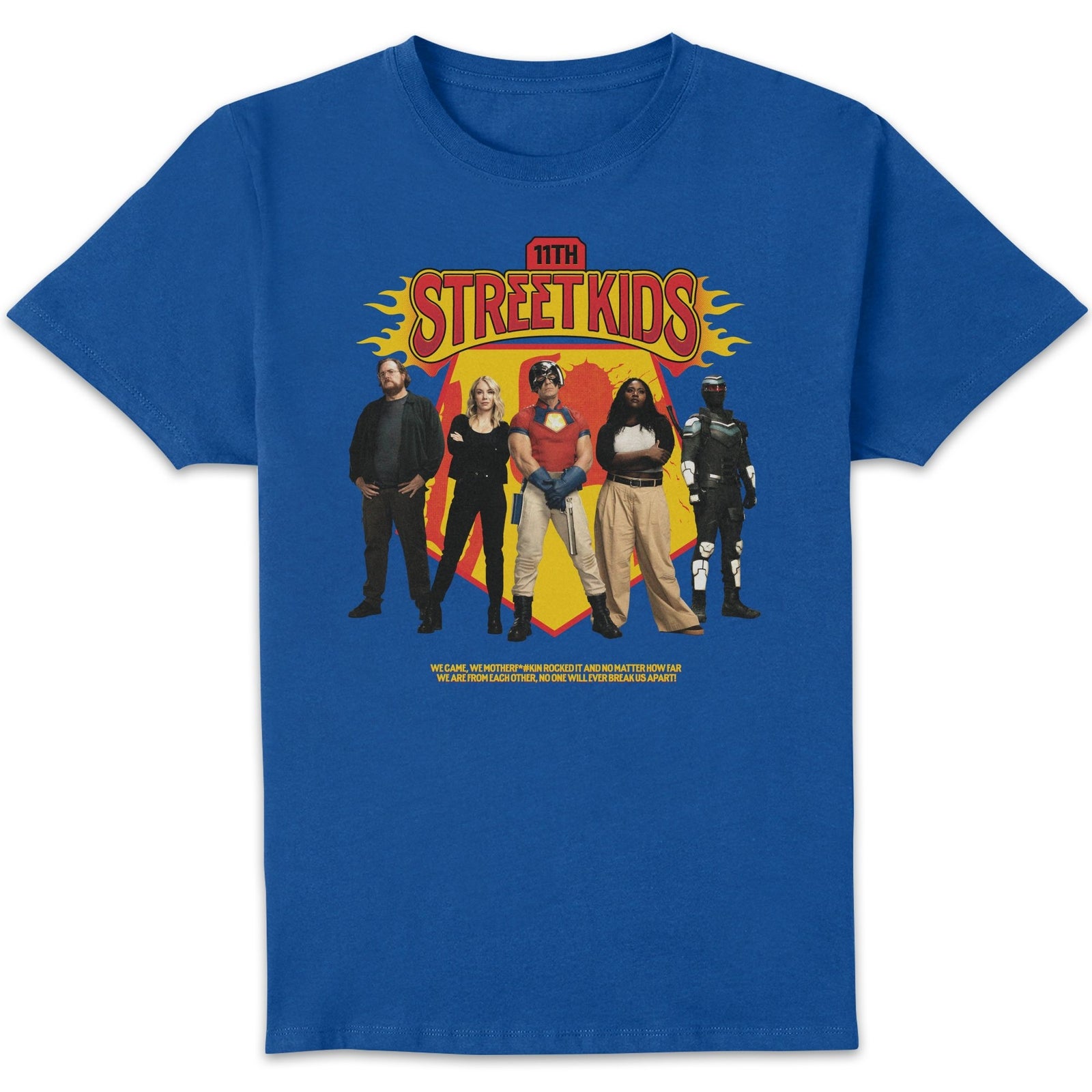 DC Comics Peacemaker 11th Street Kids Unisex T-Shirt - Blue - S