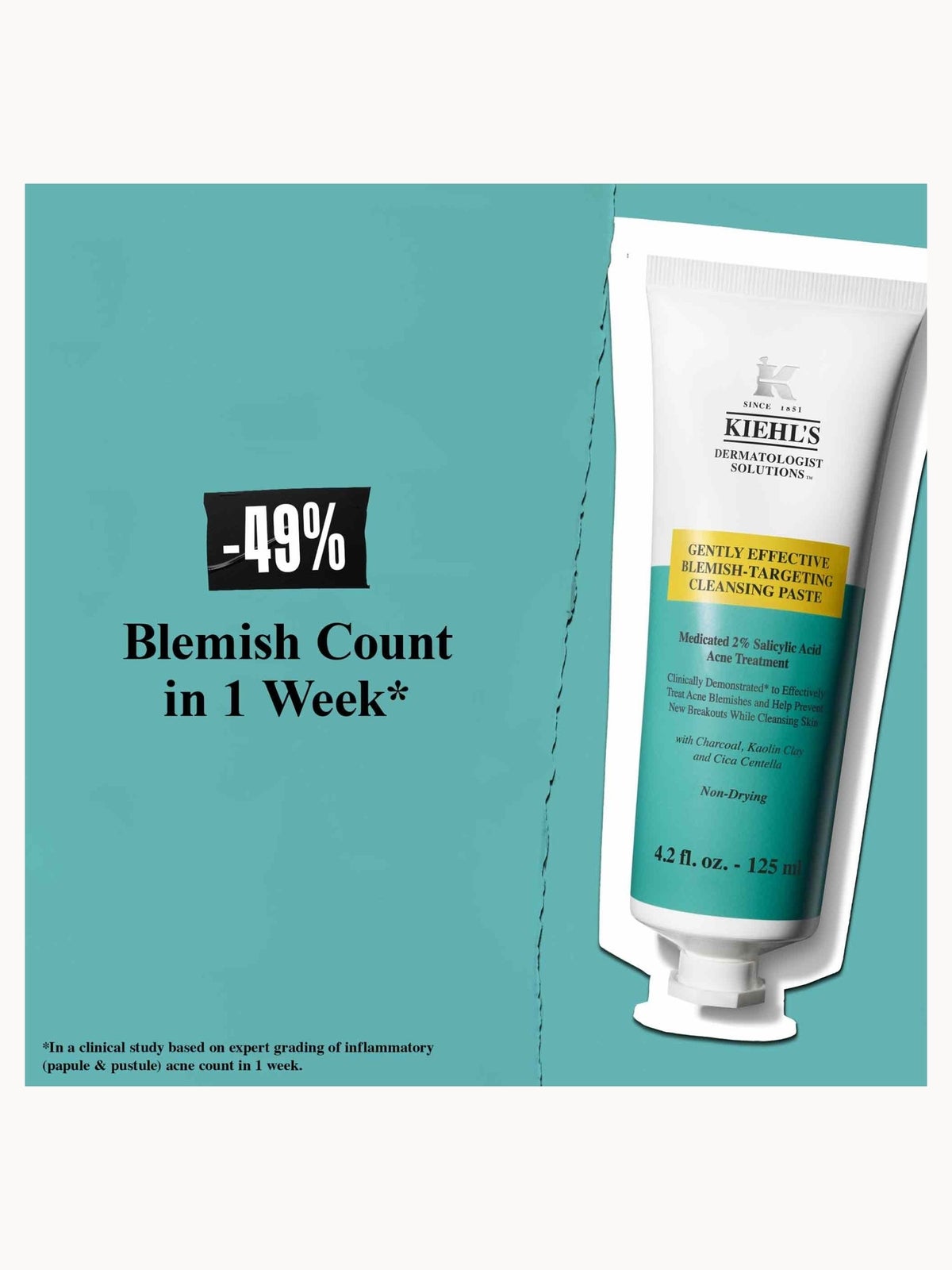 Kiehl's Gently-Effective Blemish Treating Cleansing Paste 125ml 3