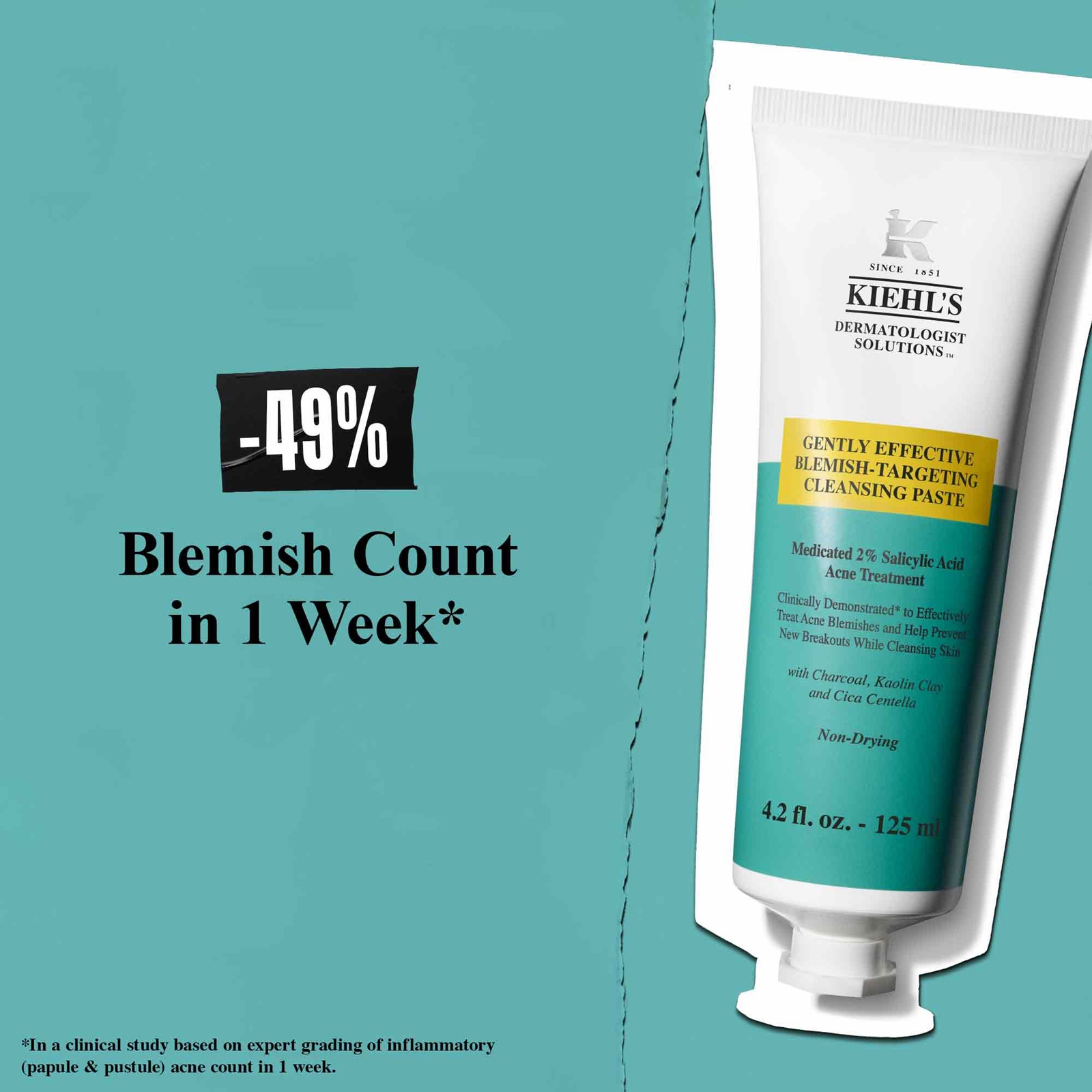 Thumbnail - Kiehl's Gently-Effective Blemish Treating Cleansing Paste 125ml