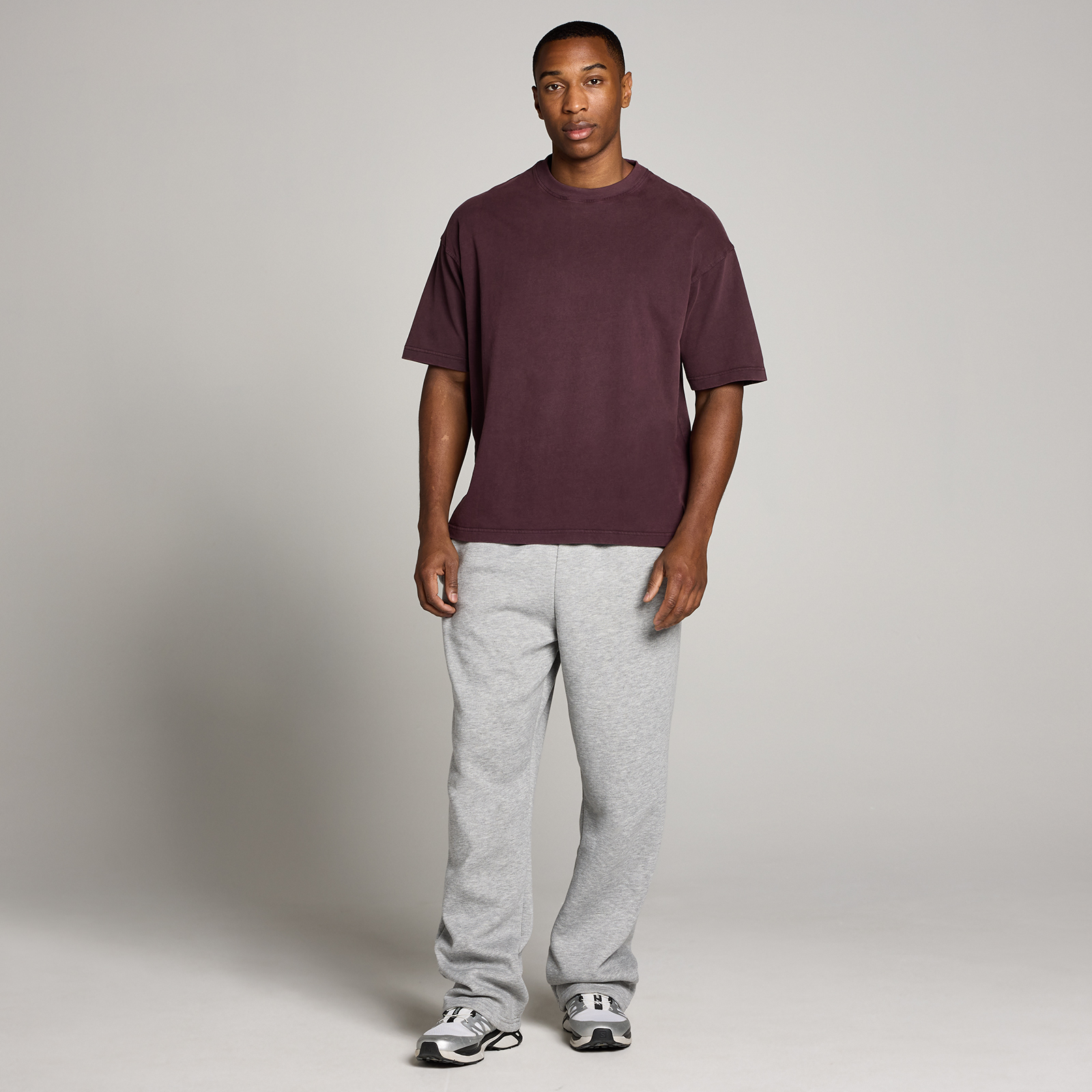 Thumbnail - MP Herren Washed Oversized Baumwoll-T-Shirt - Karamell - XS