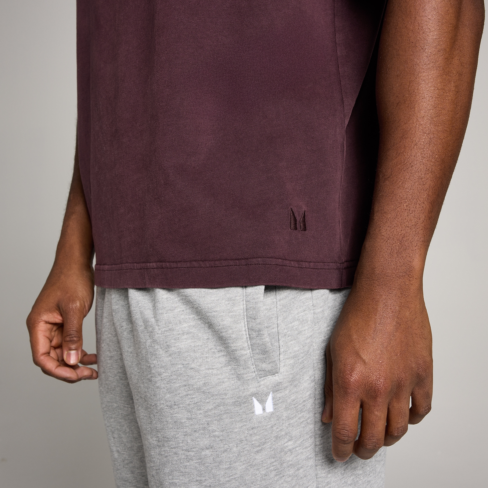 Thumbnail - MP Herren Washed Oversized Baumwoll-T-Shirt - Karamell - XS