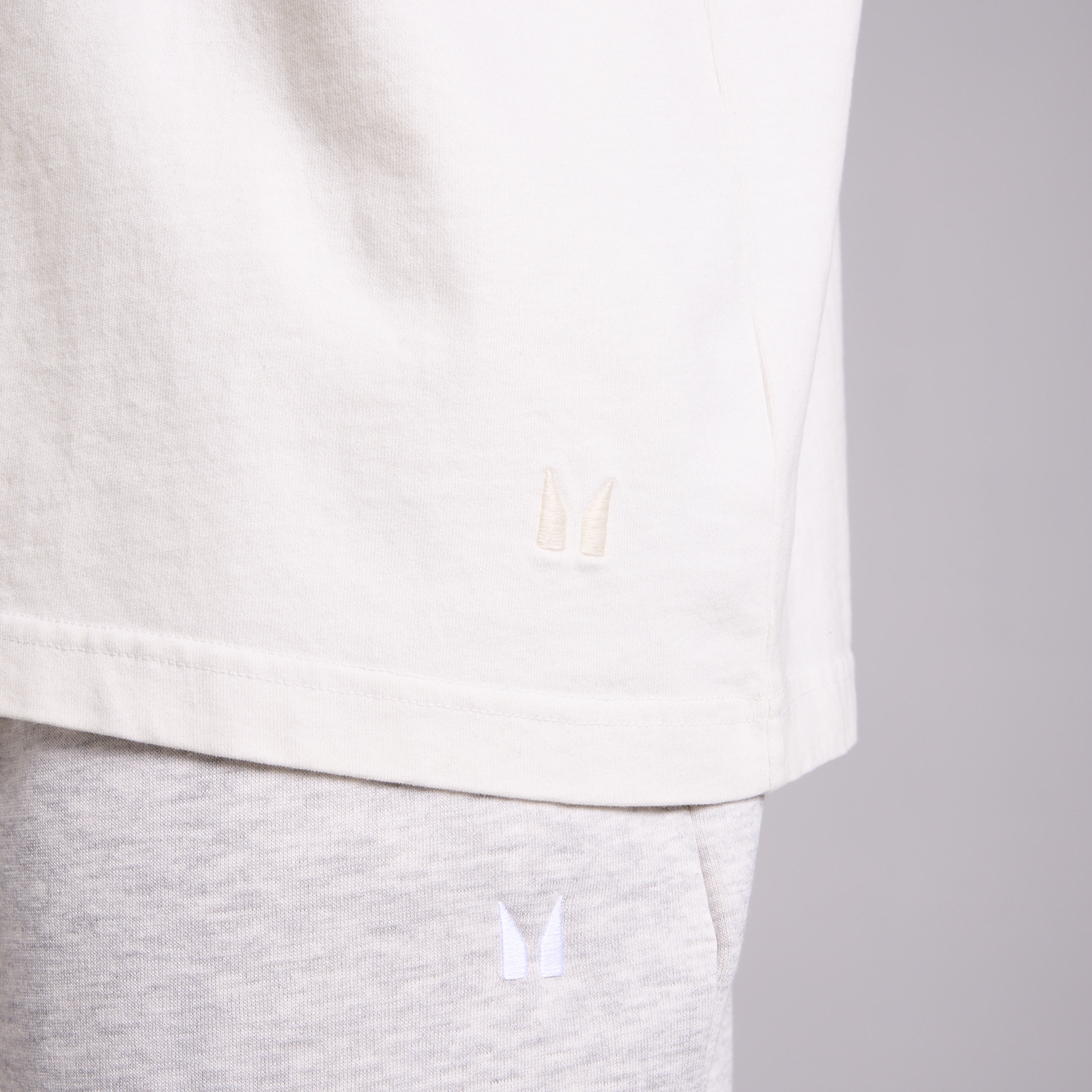 Thumbnail - MP Herren Washed Oversized Baumwoll-T-Shirt - Vintage-Weiß - M