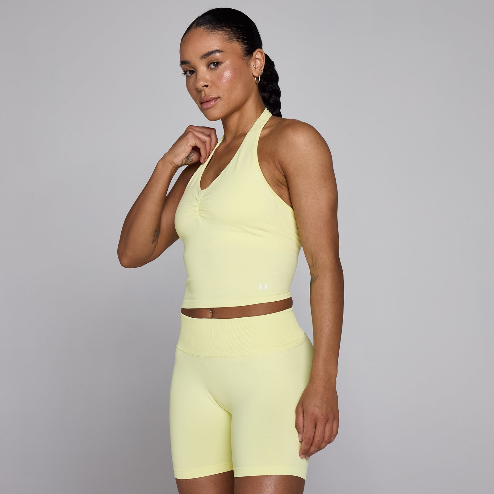 MyProtein - Women's Halter Neck Vest - Seamless - Lemon - XXL