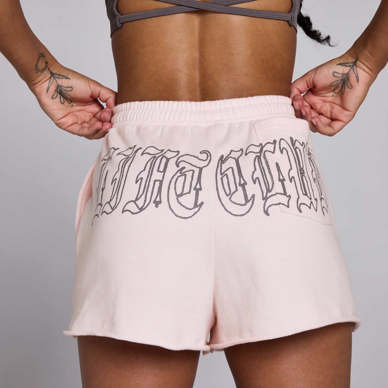 MP Damen Lift Graphic Lifestyle Shorts - Babyrosa - M — Bild 5