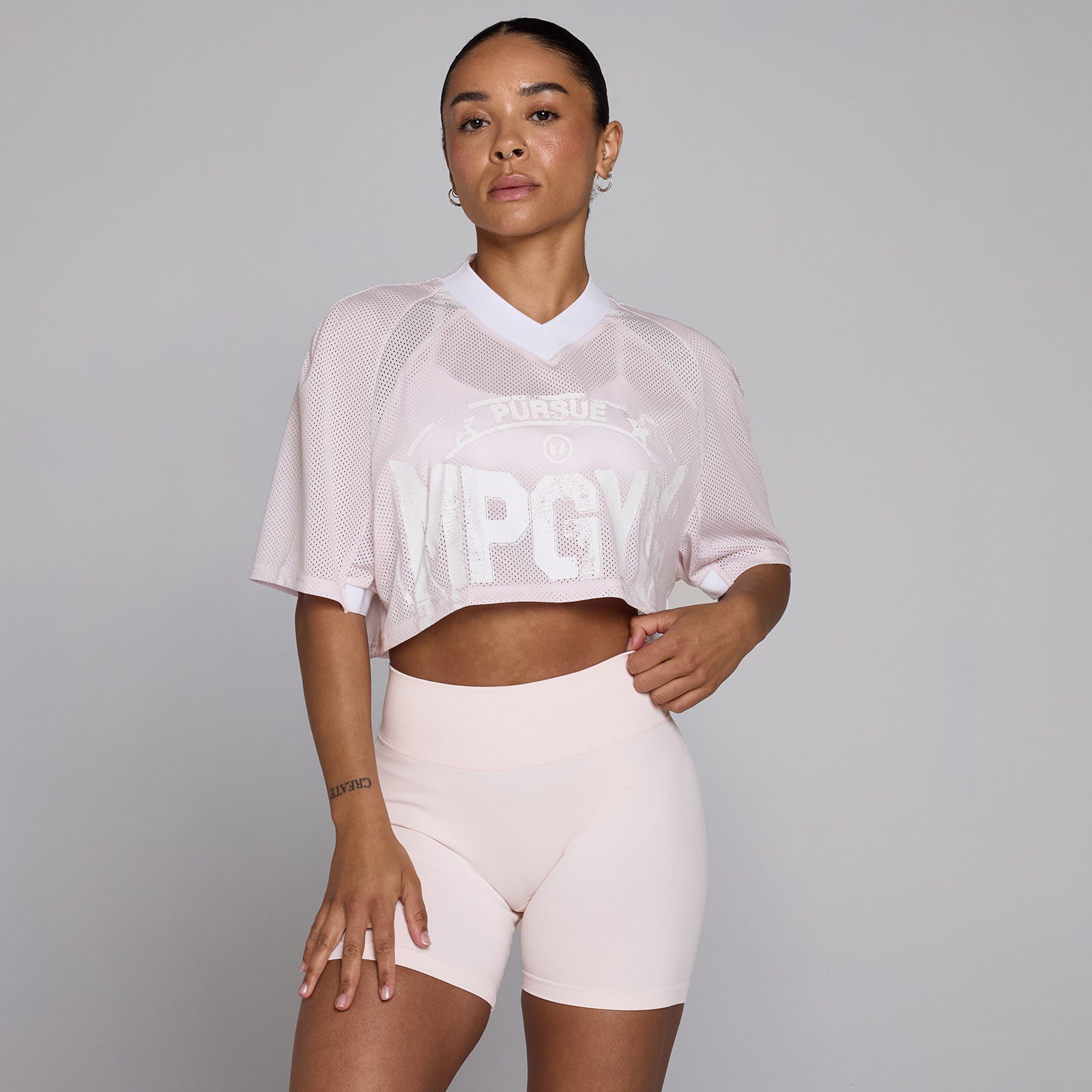 MyProtein - Women's Sports Jersey - Mesh - Baby Pink - XL