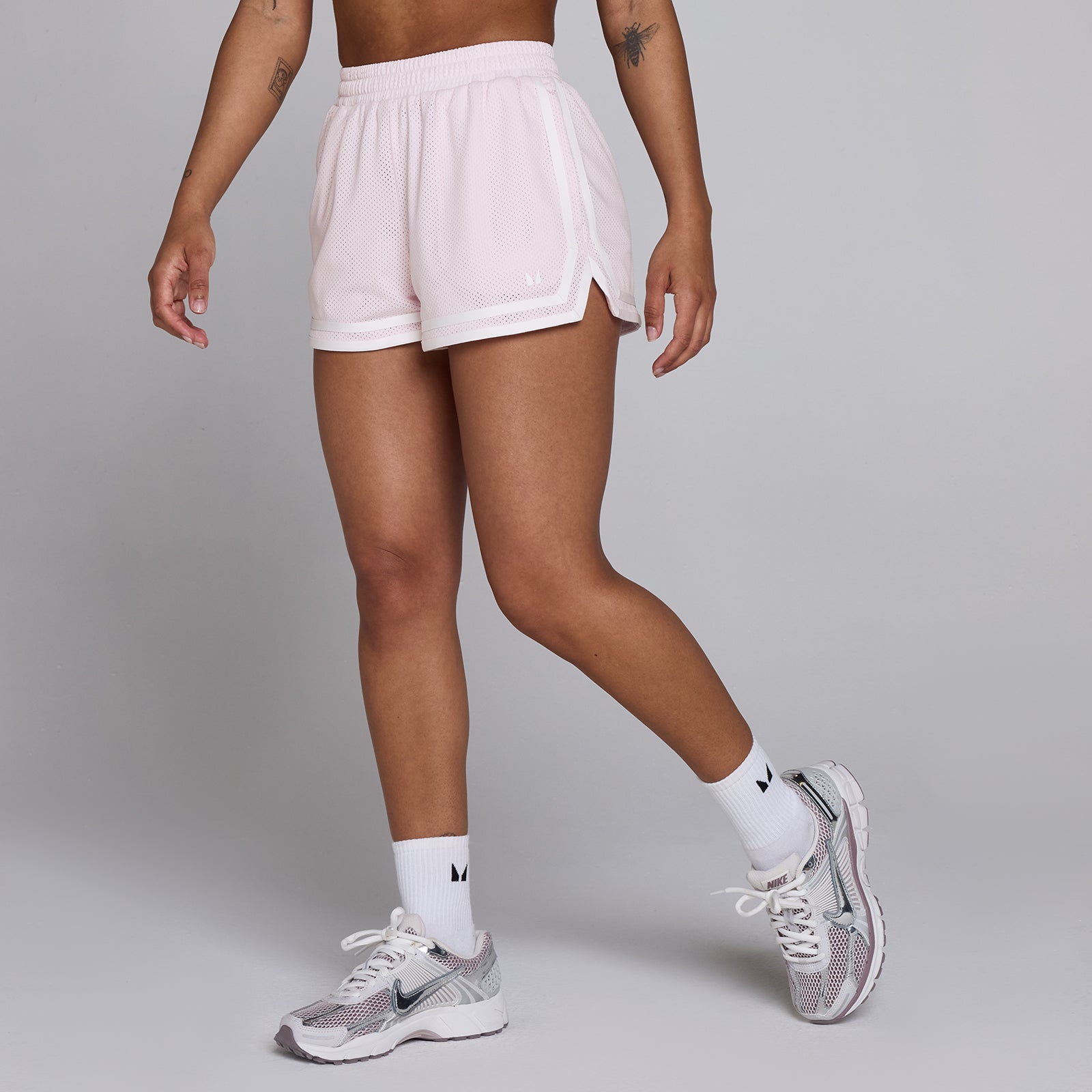 MyProtein Women's Lift Mesh Shorts - XL - Baby Pink