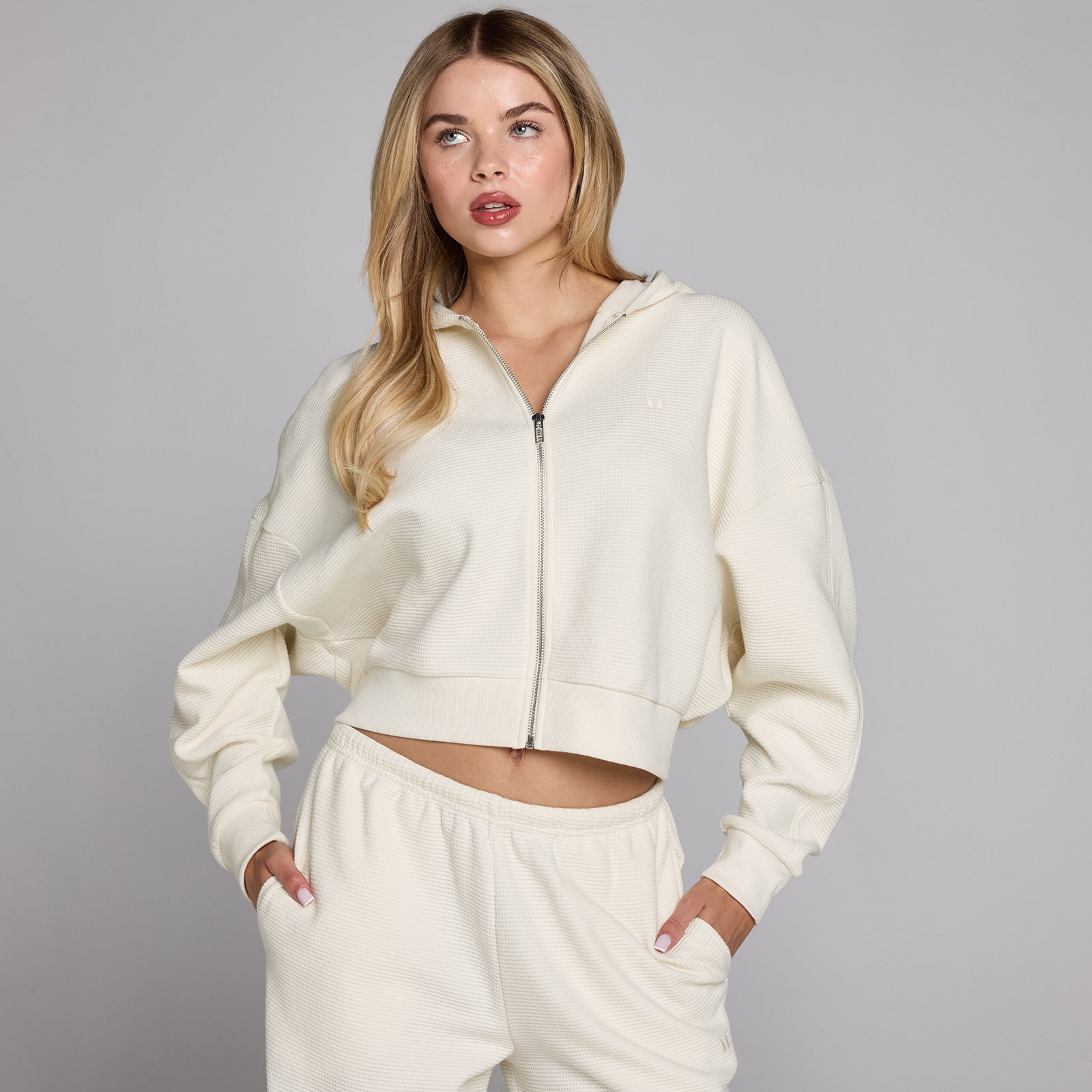 MyProtein Women's Zip Through Hoodie - XS - Ivory