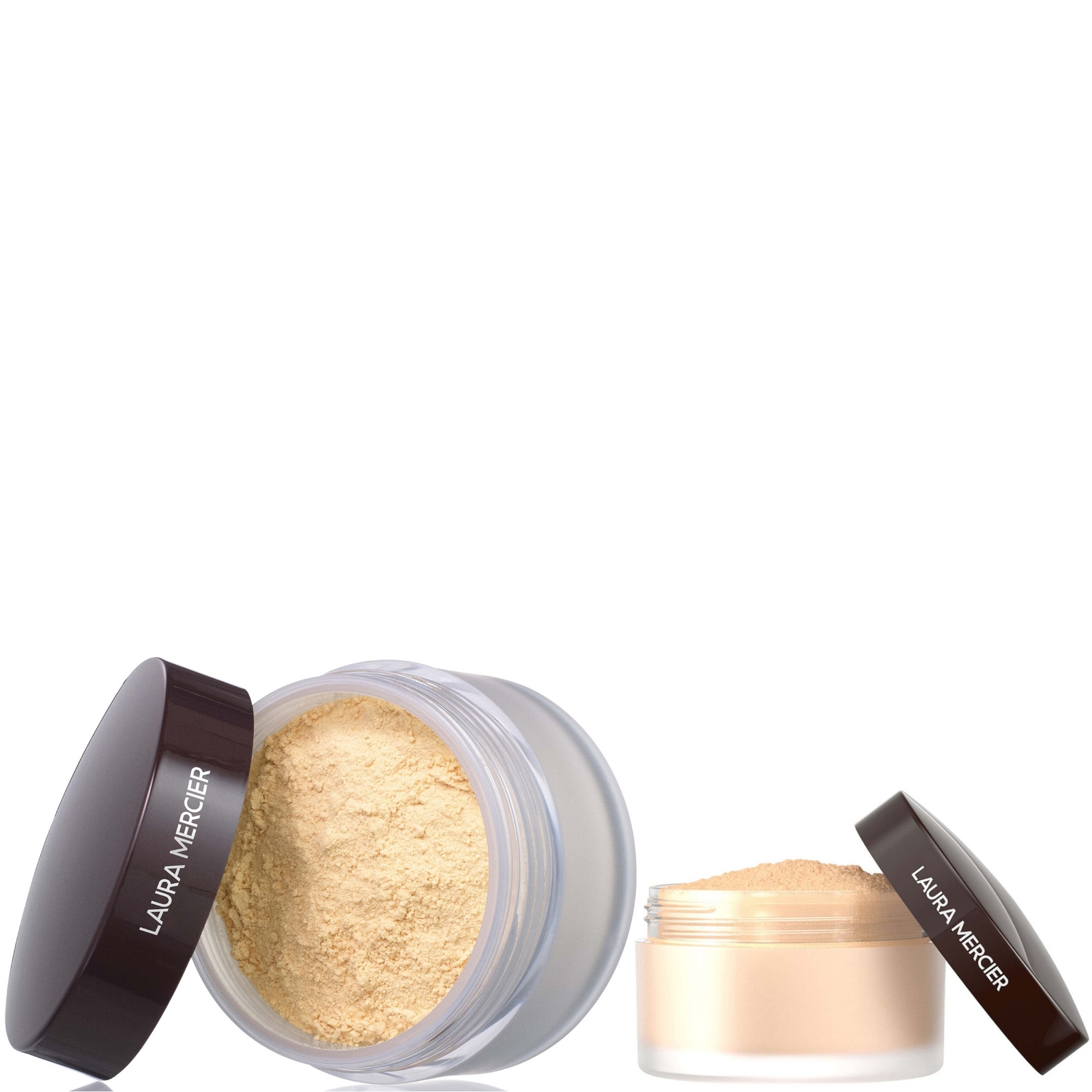 Laura Mercier Translucent Loose Setting Powder Home & Away Duo (various Shades) - Honey In Brown