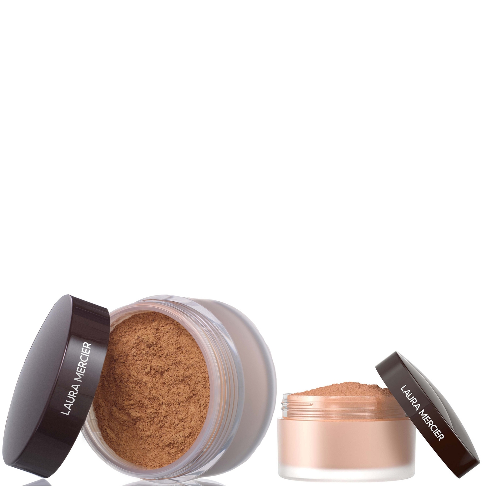 Laura Mercier Translucent Loose Setting Powder Home & Away Duo (various Shades) - Medium Deep In Brown