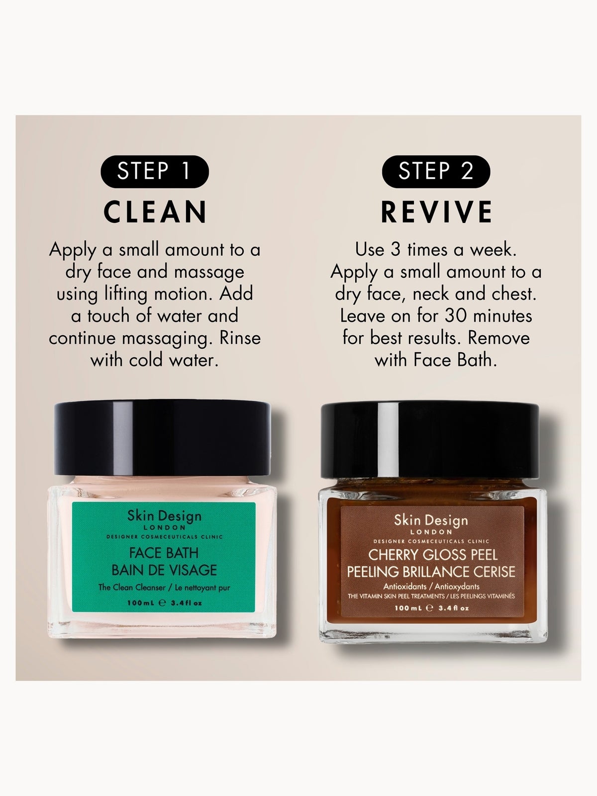 Skin Design London Clean. Revive. Glow Set (Worth £295) 3