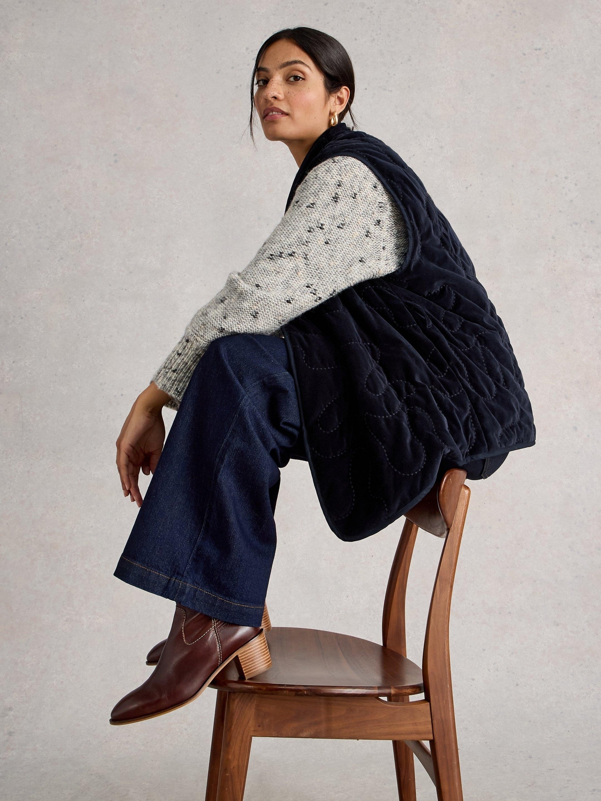 Samtsteppweste Gigi - 48