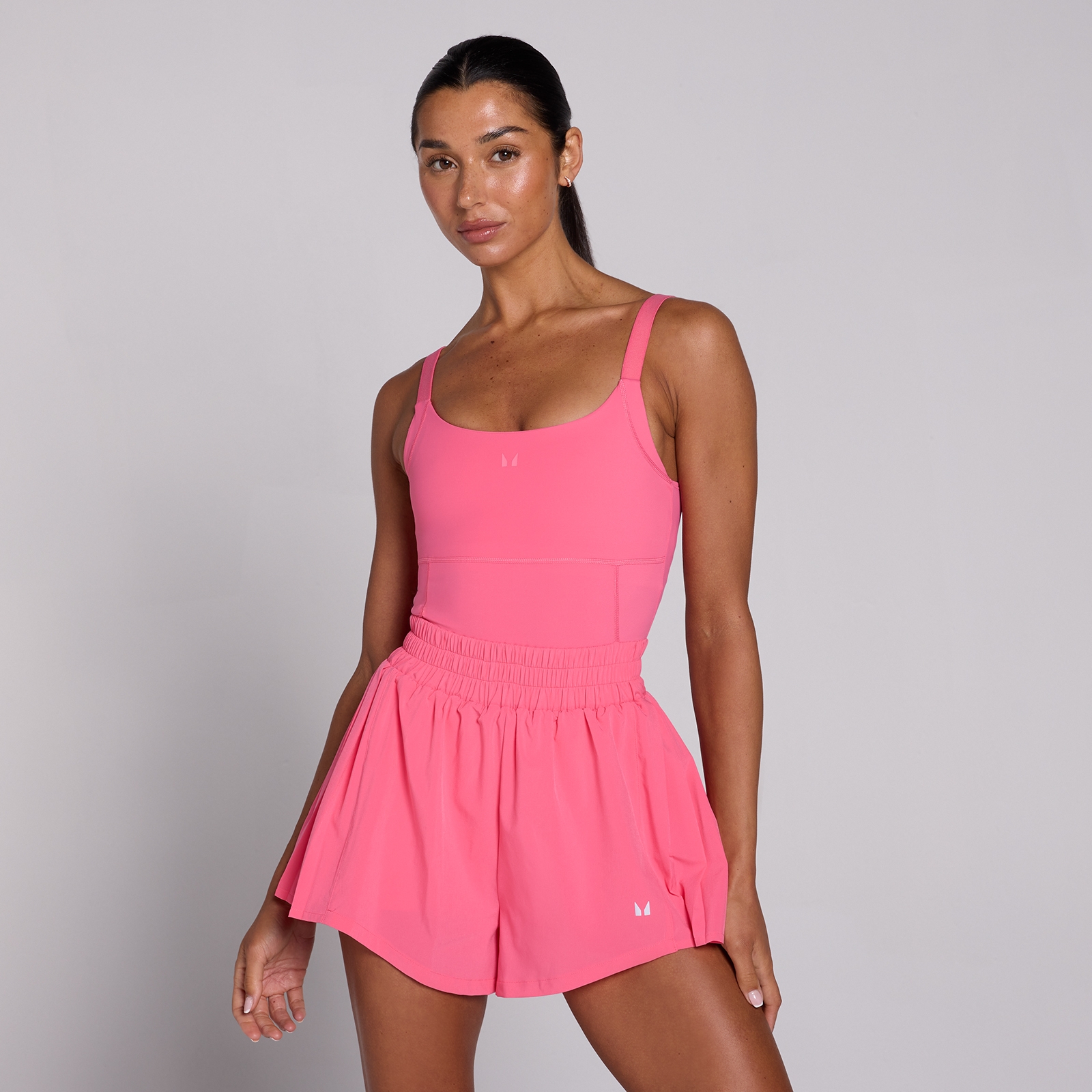 Mono de falda plisada Velocity mujer de MP - Rosa vibrante - L