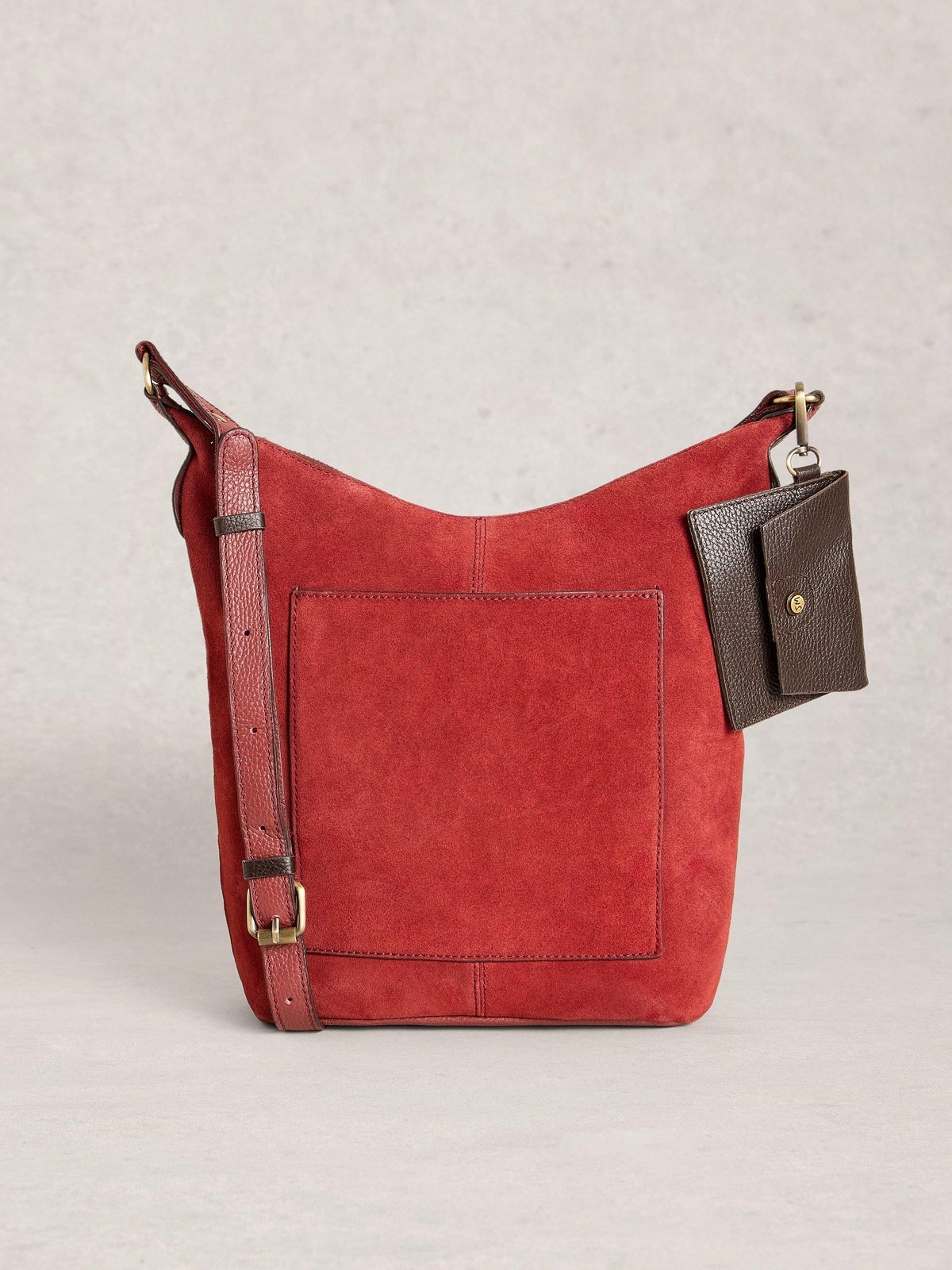 Fern Crossbody-Tasche aus Wildleder - Einheitsgröße