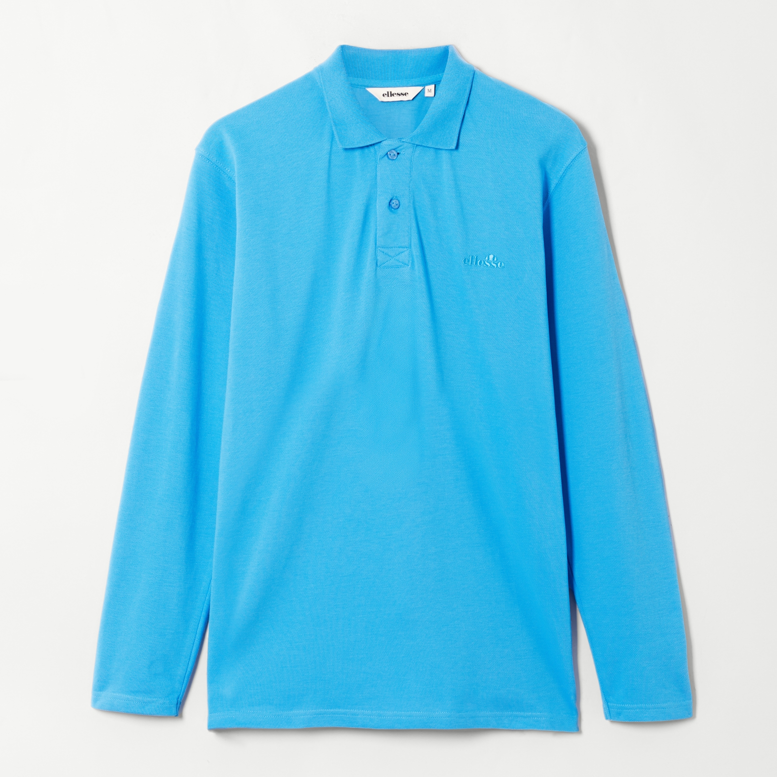 Image of Men's Nerola Long Sleeve Polo Blue