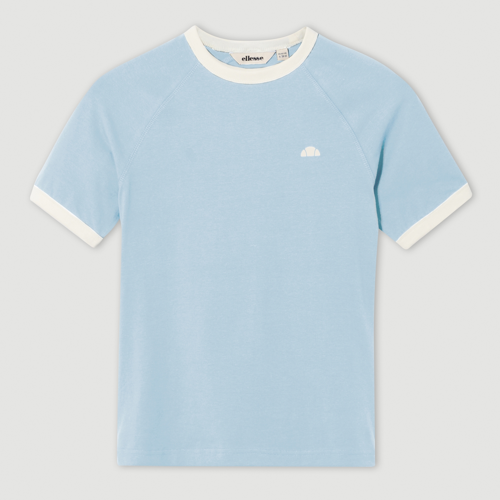 Image of Women's Etchemin Crop Tee Light Blue