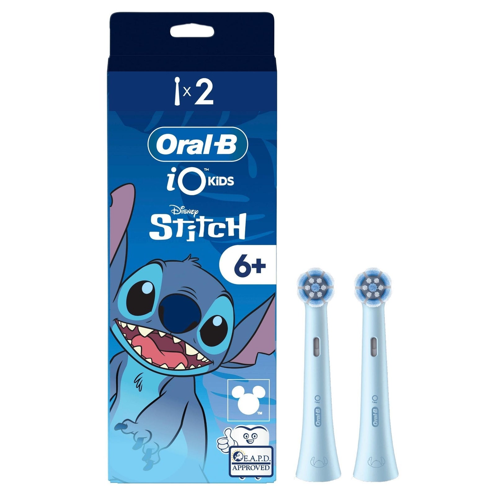 Oral-B Io Kids 6+ Disney Stitch Aufsteckbürsten 2 Stück Blau - Bild 5