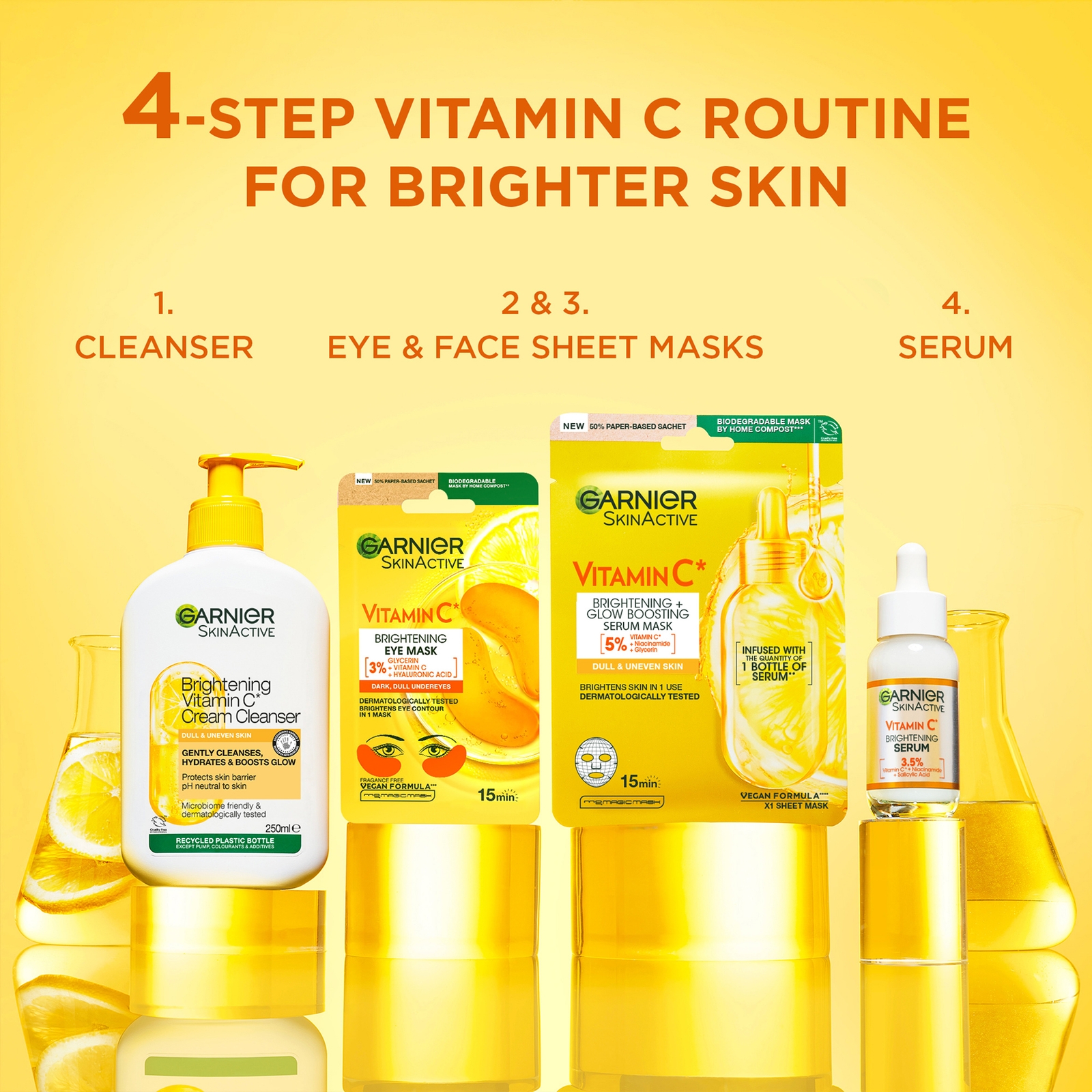 Thumbnail - Garnier Brightening Eye Mask with Vitamin C 5g
