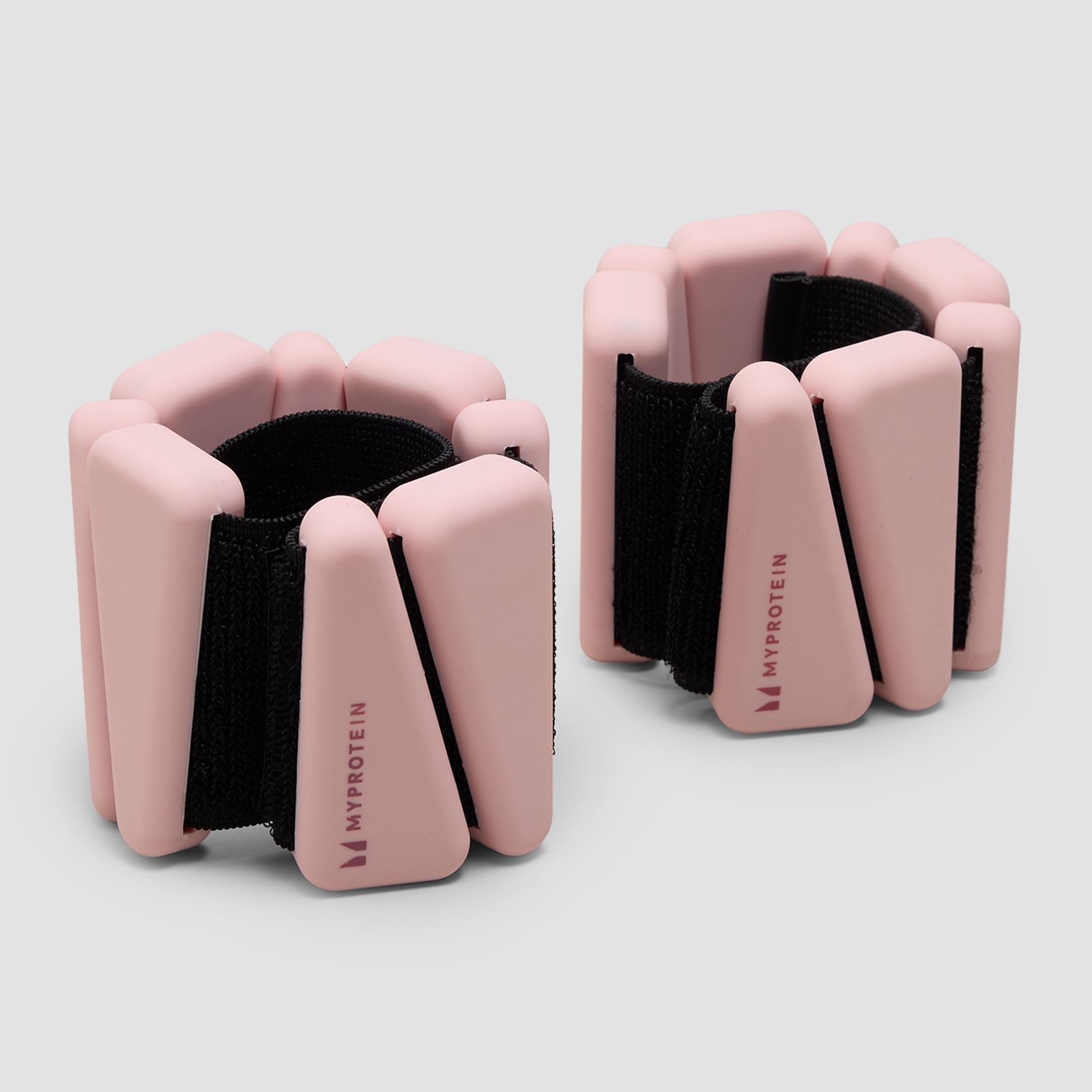 5059883516721 - Myprotein Silikon-Knöchel- Handgelenkgewichte mit Tasche (2 lbs) - Blush