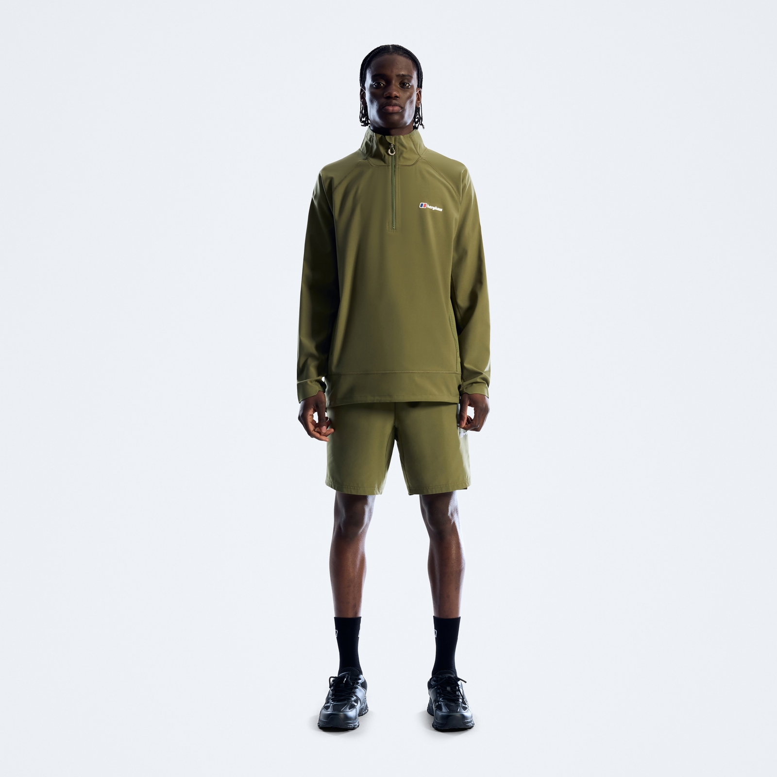 Image of Men's Wavertree Half-Zip - Cheviot Green