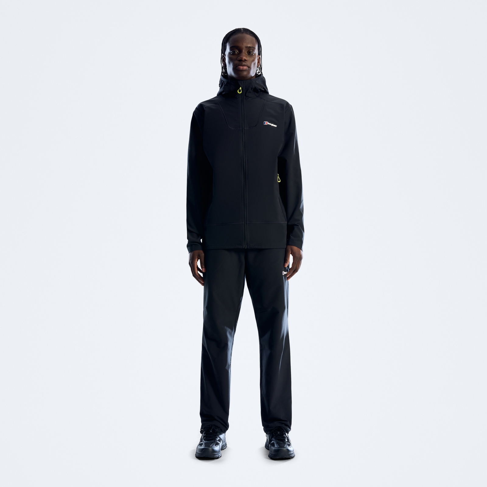 Men's Greenbank Hooded Jacket - Jet Black