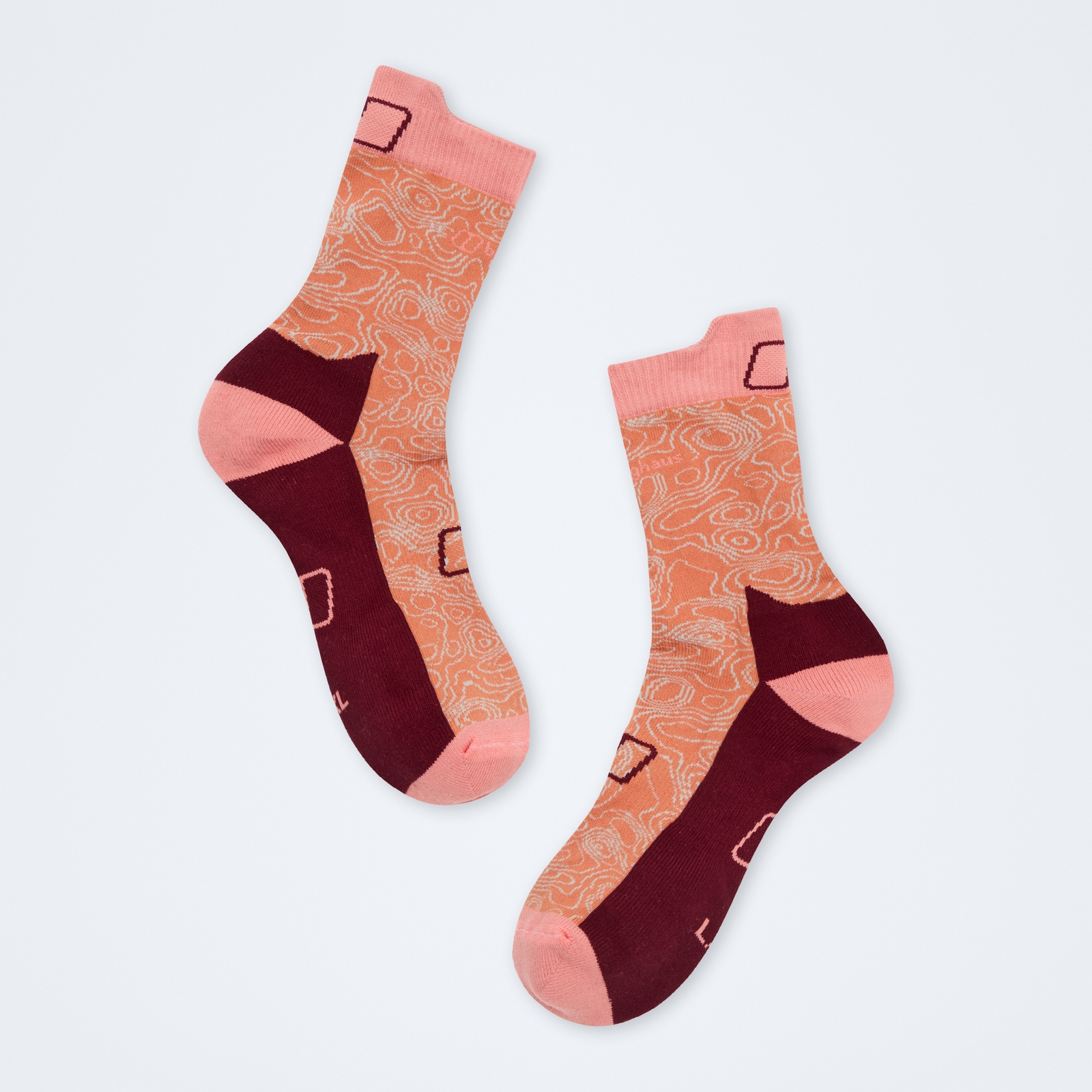 Image of Unisex Trail Sock - Orange