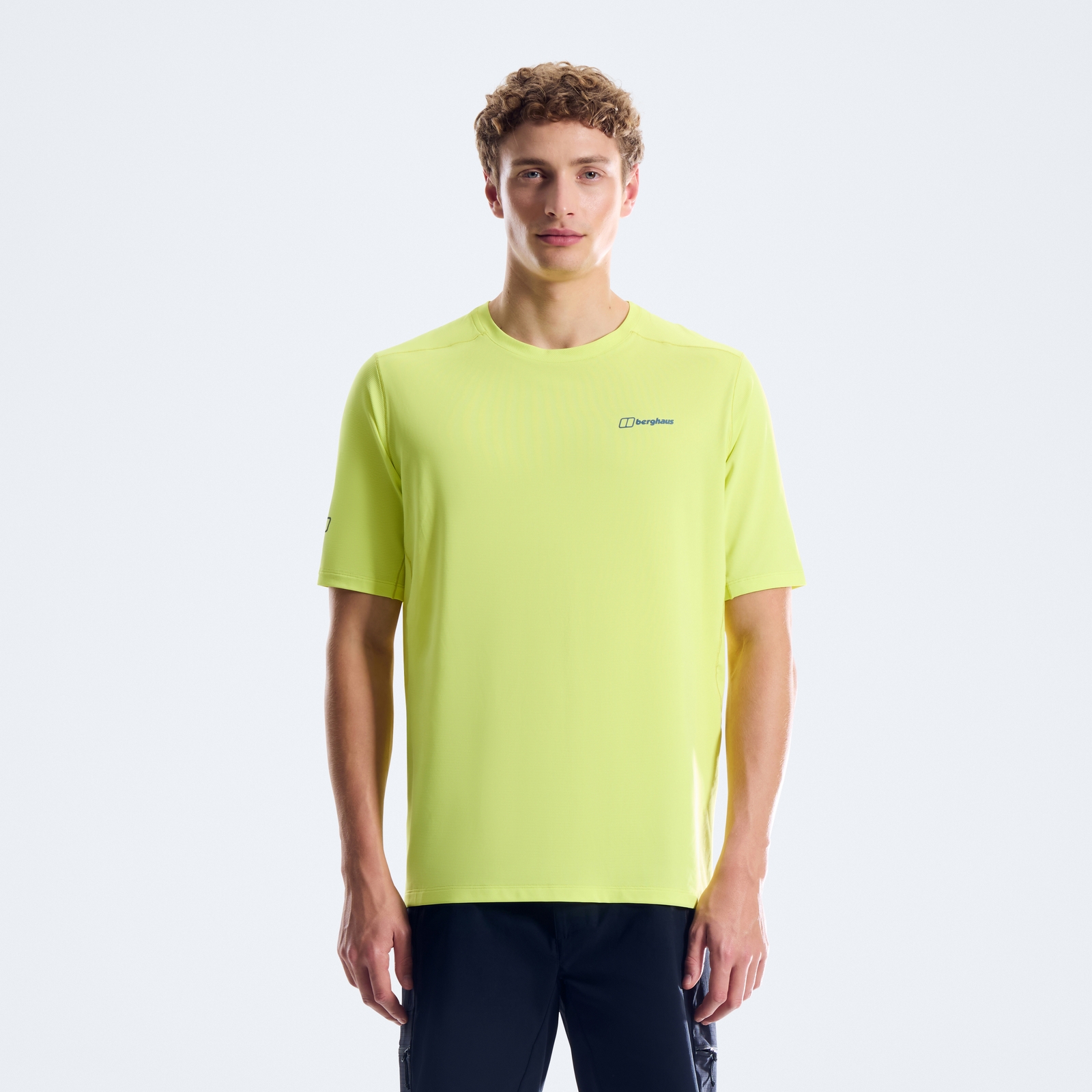 Image of Men's Bowburn Tech Tee - Light Yellow