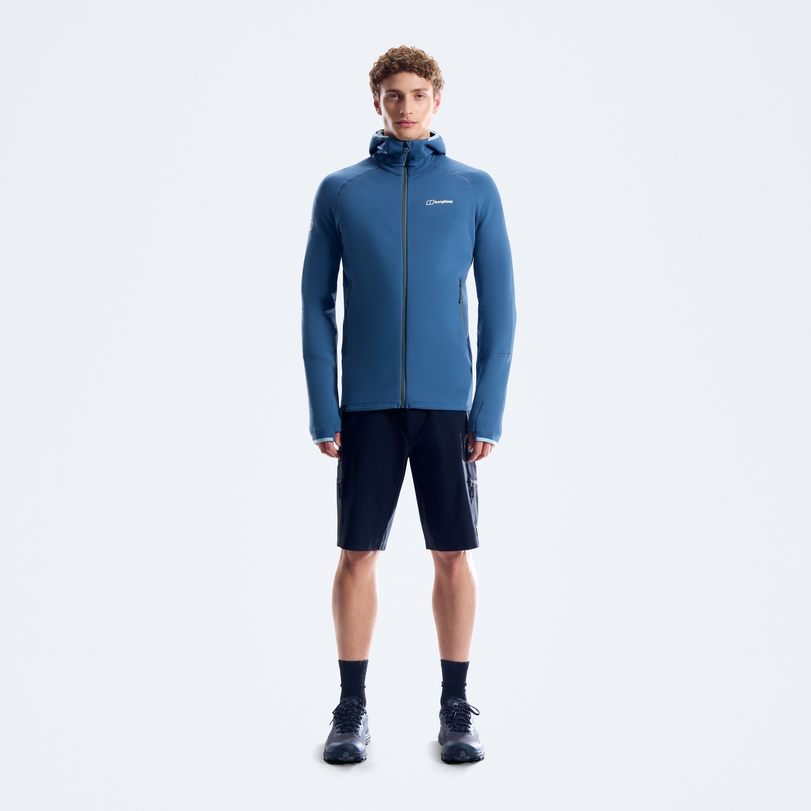 Men's Kinetic Powerstretch Hoody - Dark Blue