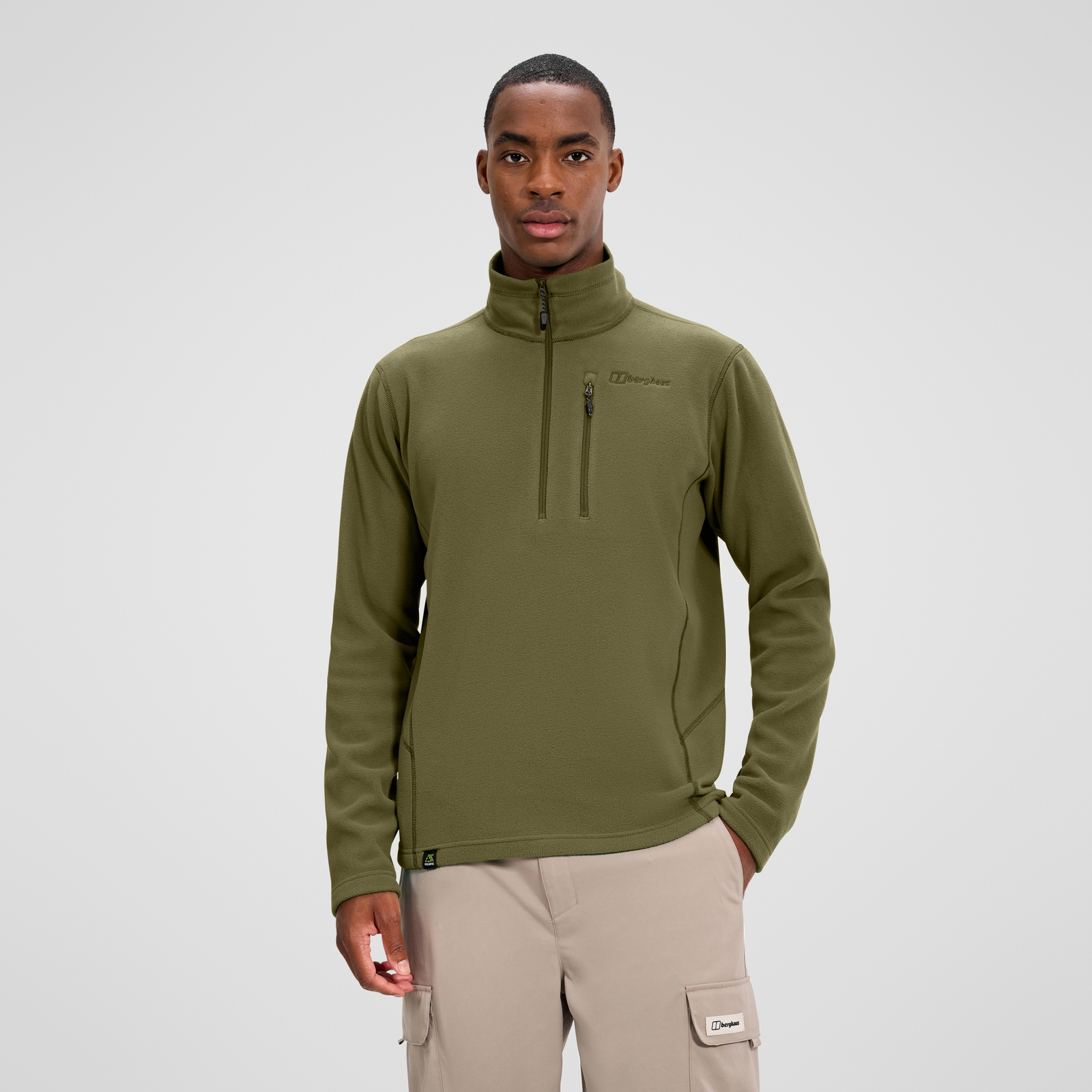 Men's Prism Micro Half Zip Polartec Fleece - Green
