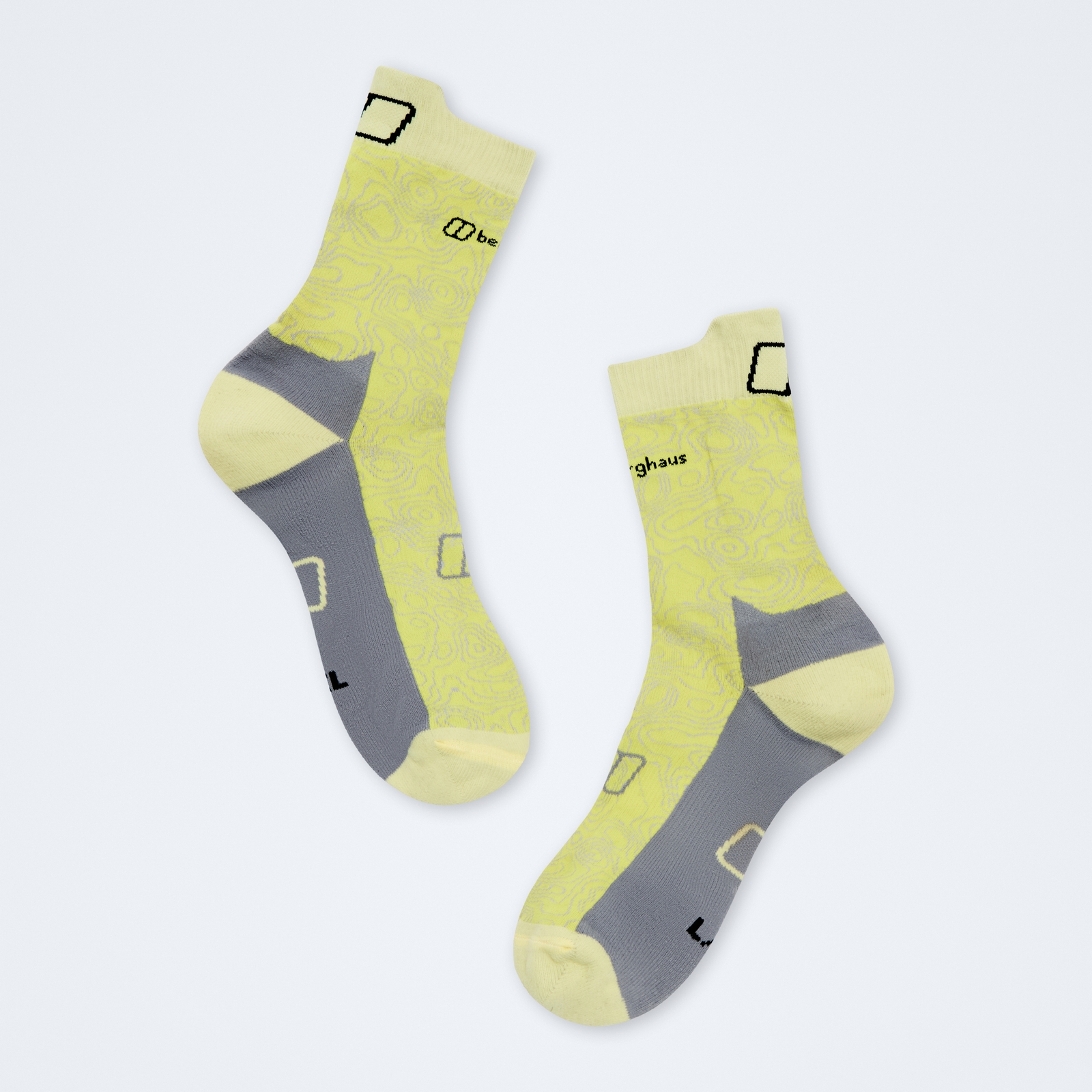 Image of Unisex Trail Sock - Yellow