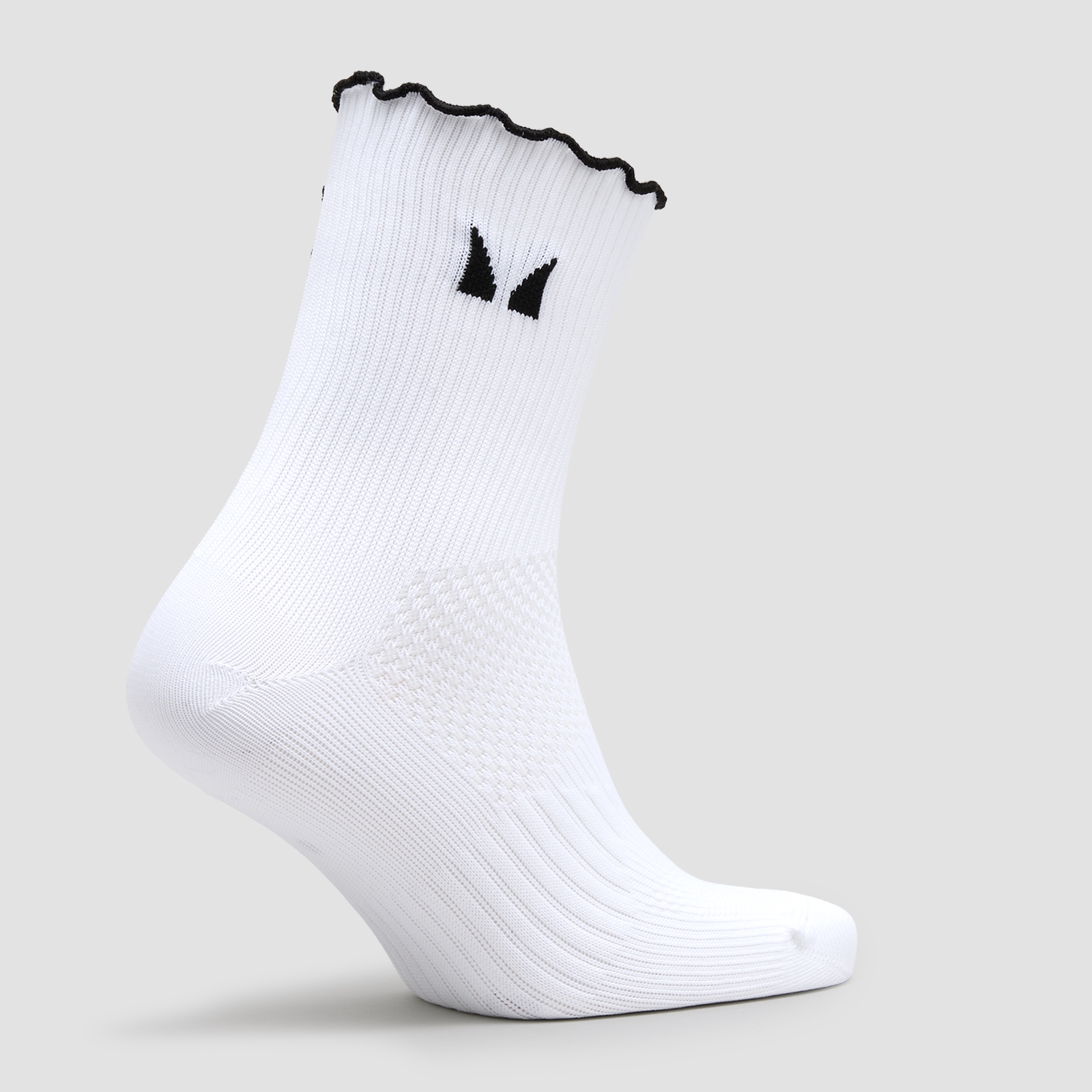 5059883516783 - MP Frilly Pilates-Socken (2er-Pack) - Schwarz Weiß - UK 2-5