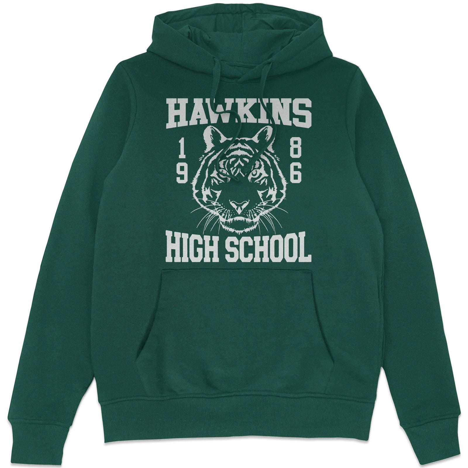 Stranger Things Hawkins High School Hoodie - Green - XXL