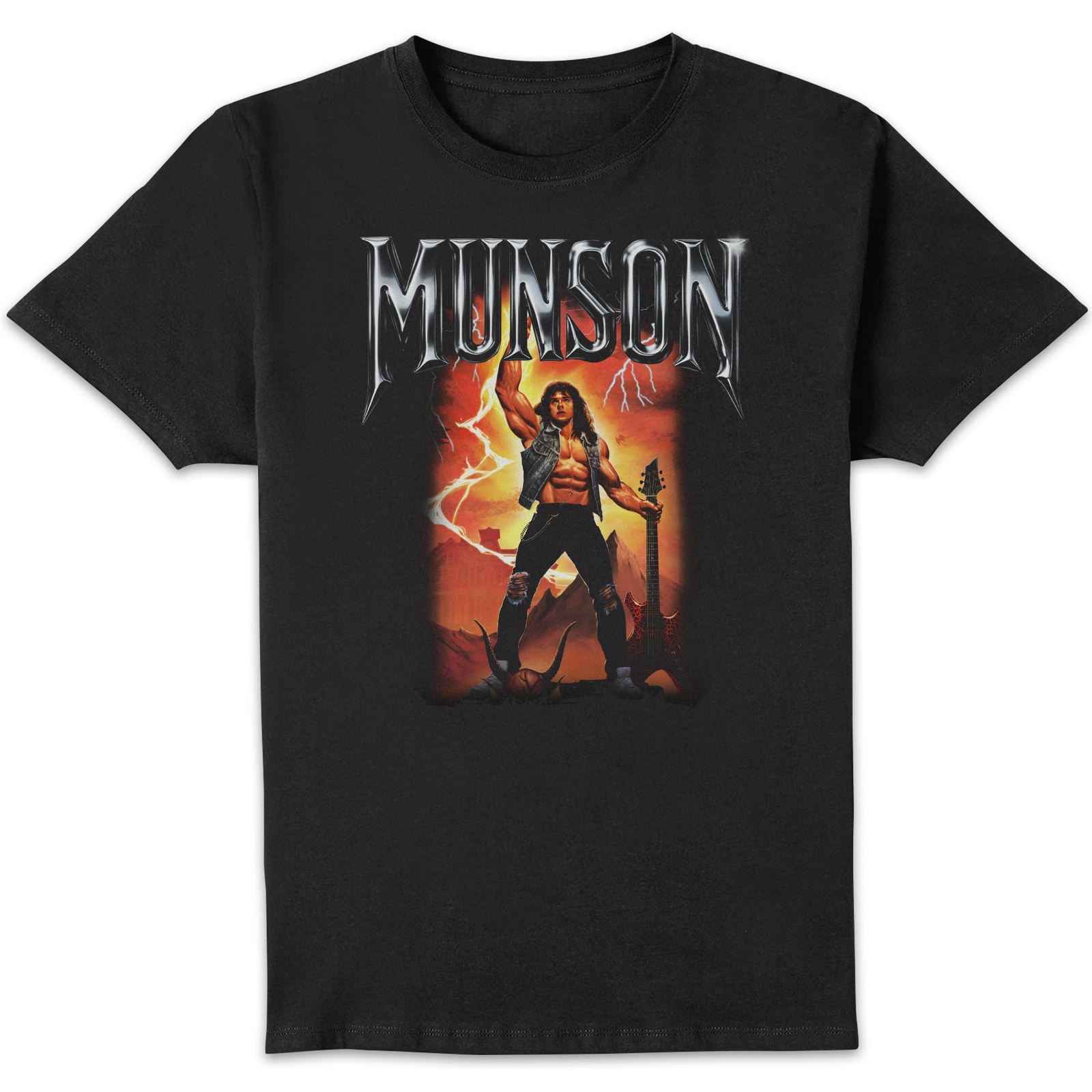 Stranger Things Munson Unisex T-Shirt - Black - XL