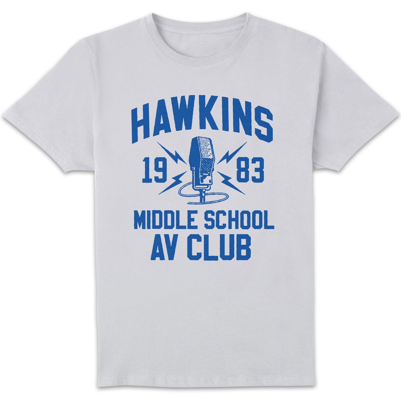 Stranger Things Hawkins High School AV Club Unisex T-Shirt - White - XXL