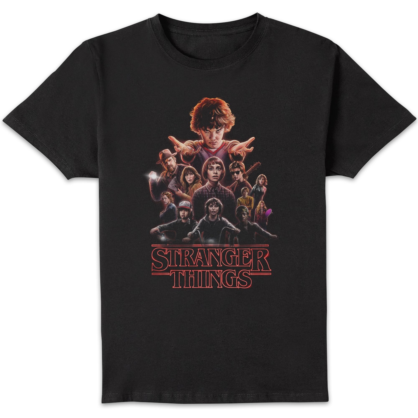 Stranger Things Season Two Poster Unisex T-Shirt - Black - XXL