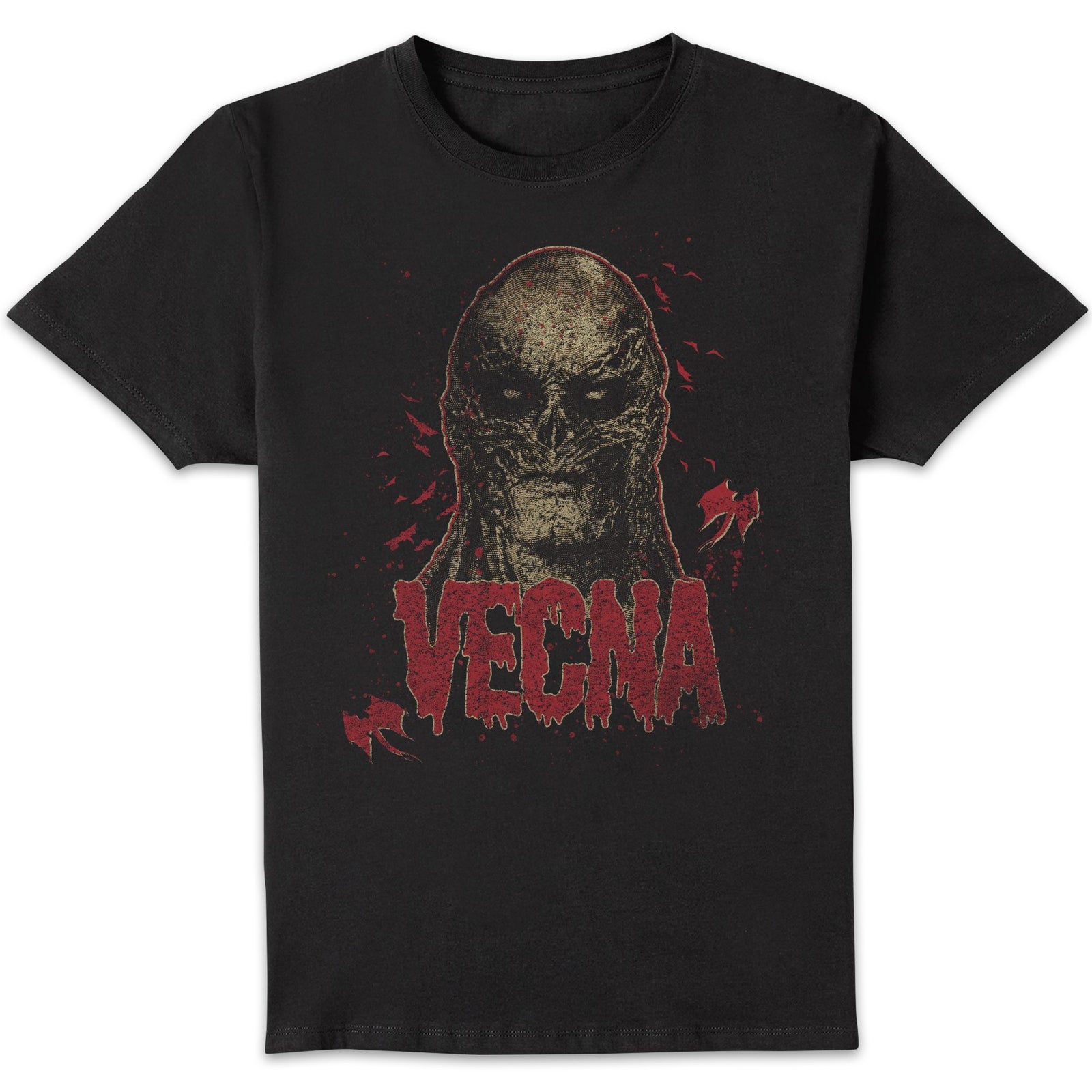 Stranger Things Vecna Horror Unisex T-Shirt - Black - 5XL