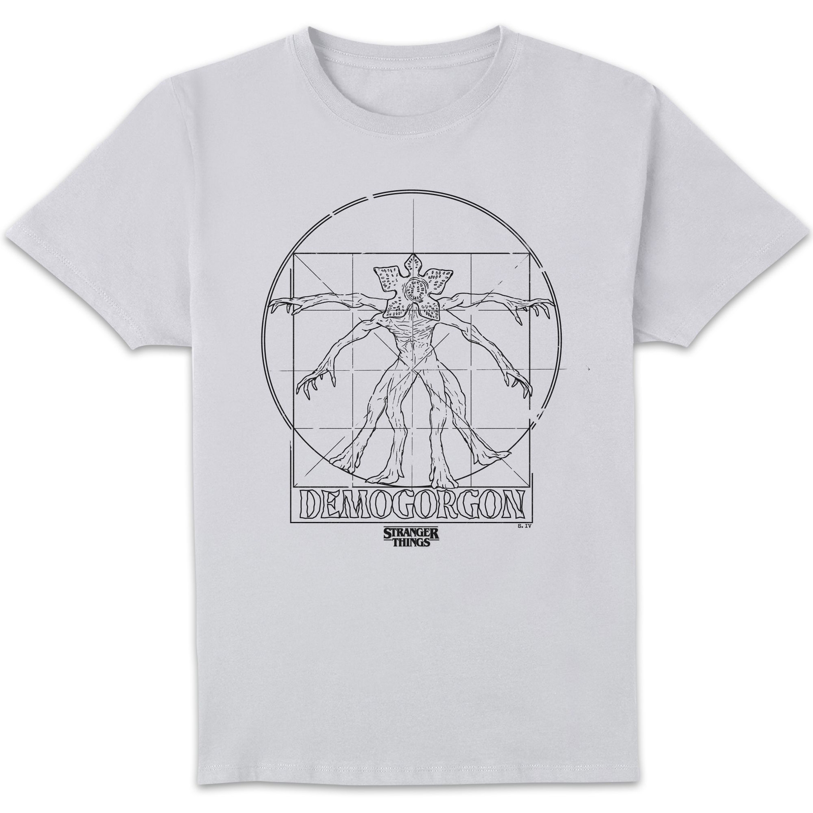 Stranger Things Anatomy Unisex T-Shirt - White - XL