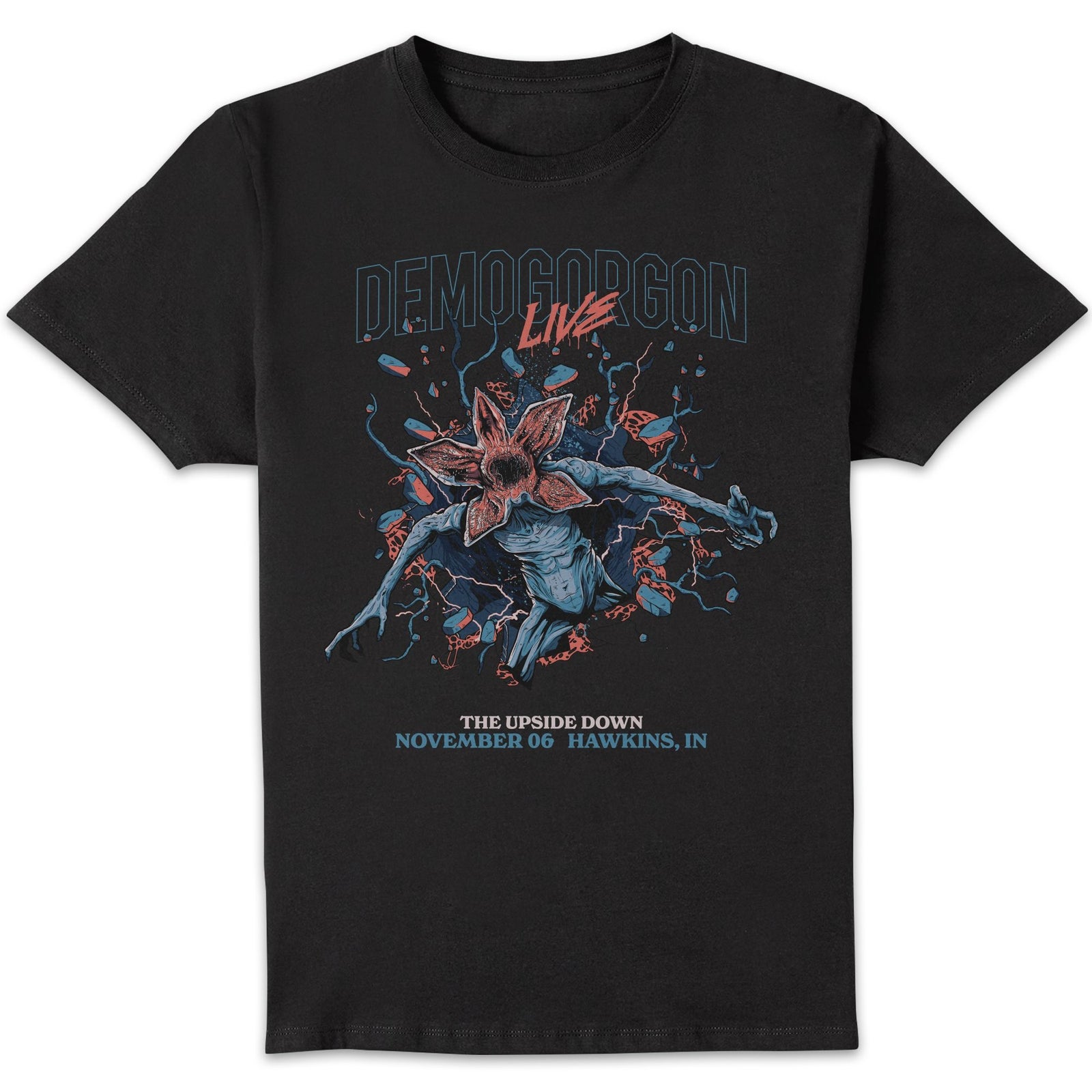 Stranger Things Demogorgon Live Unisex T-Shirt - Black - M