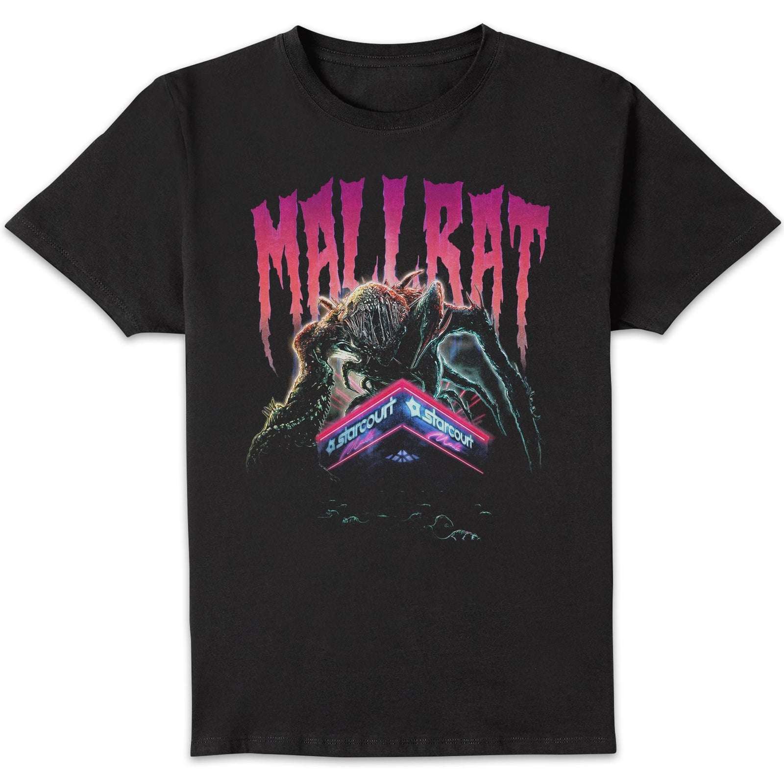 Stranger Things Mallrat Unisex T-Shirt - Black - L