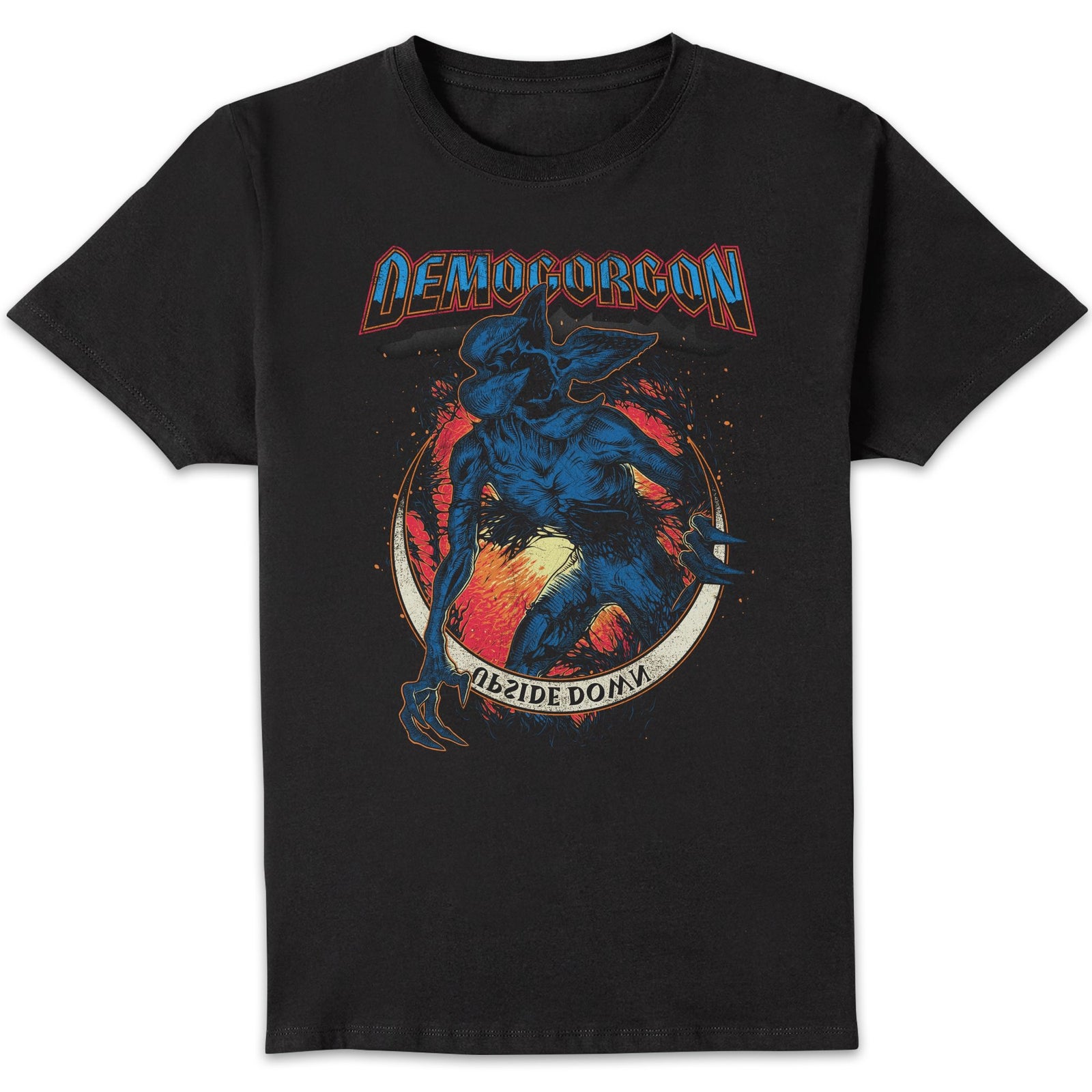 Stranger Things Demogorgon Upside Down Unisex T-Shirt - Black - XXL