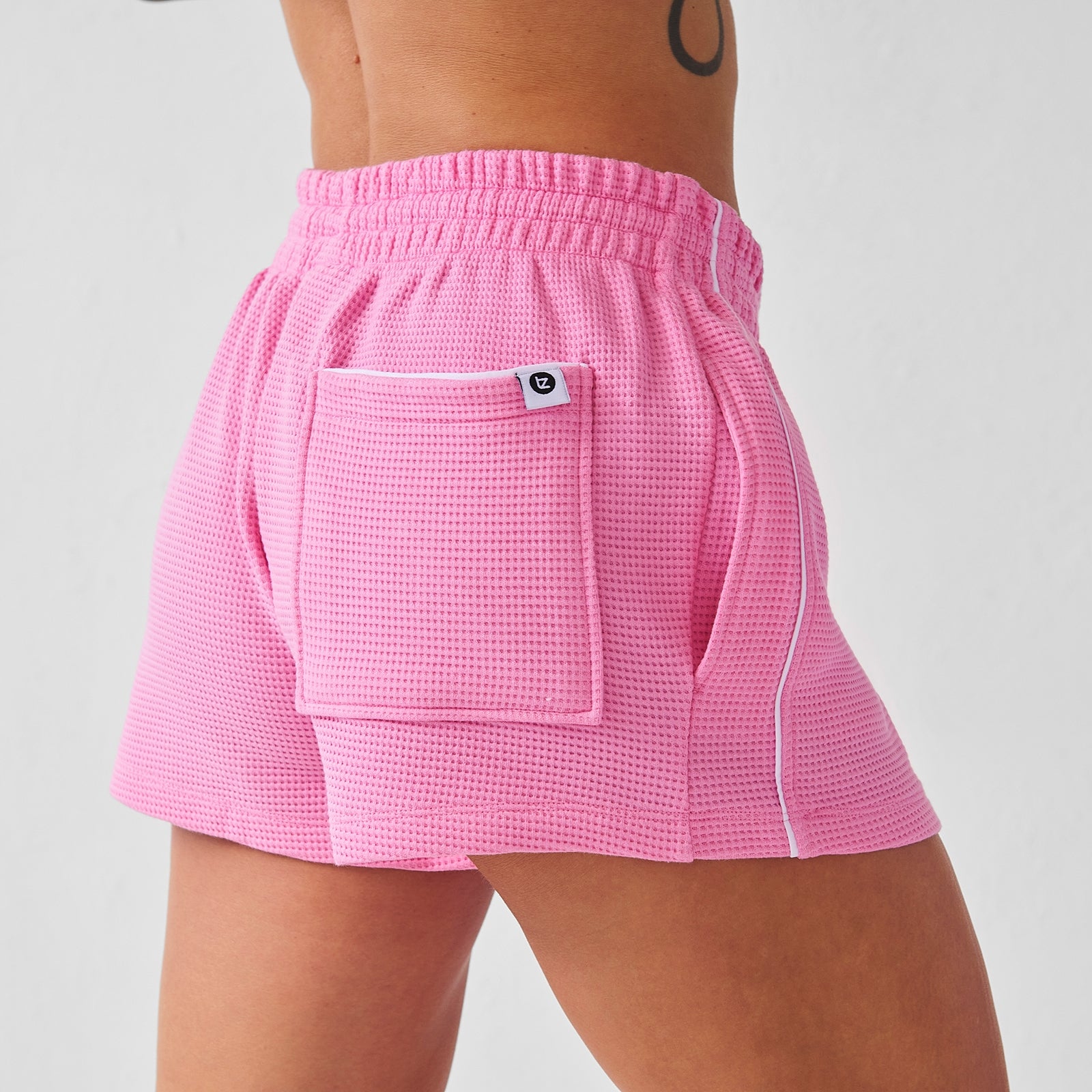 Short a nido d'ape MP X Tatiana donna - Rosa confetto - M