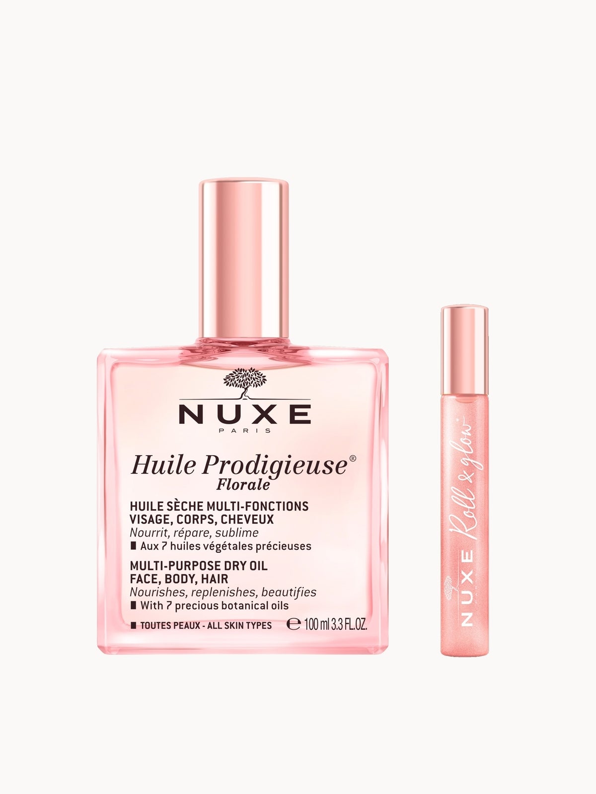 NUXE Huile Prodigieuse Florale Multi Purpose Dry Oil 100ml & Roll On