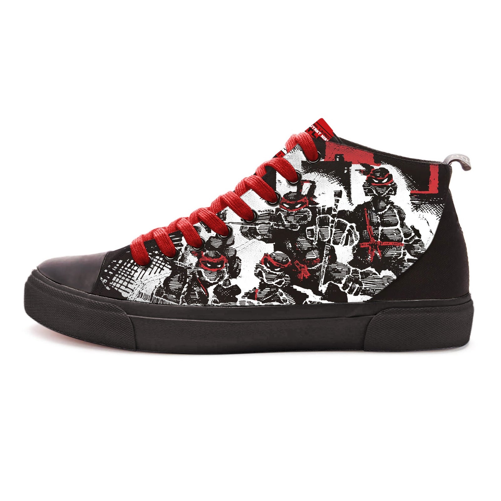 Akedo x TMNT Our Master Taught Us Well High Top - Black / Black - UK 11 / EU 45.5 / US Men's 11.5 / US Women's 13