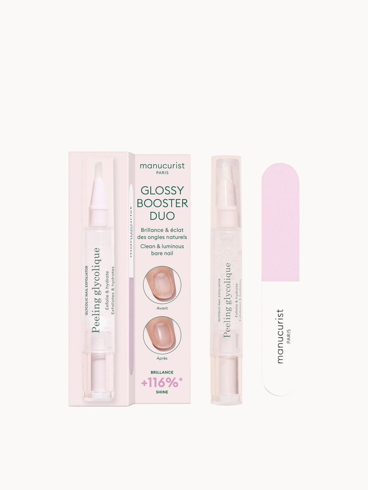 Manucurist Glossy Booster Duo