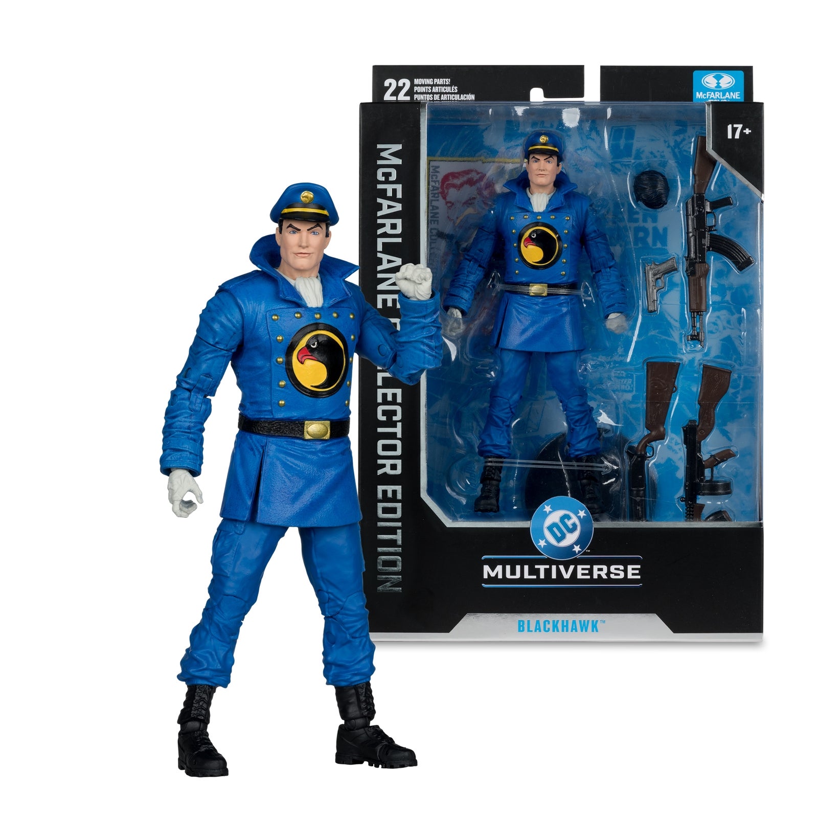 McFarlane Collector Edition Dc 7in WV13 – #49 Blackhawk Figure