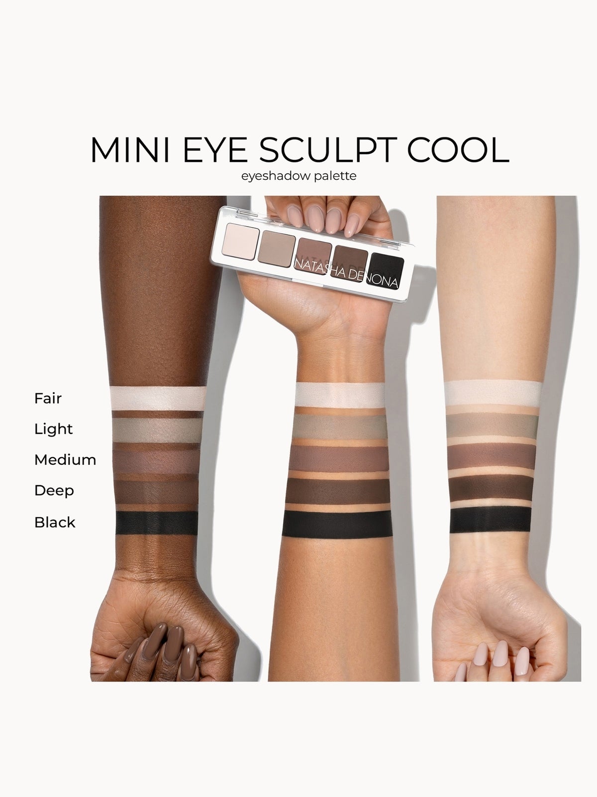 Natasha Denona Mini Eye Sculpt Palette - Cool 2