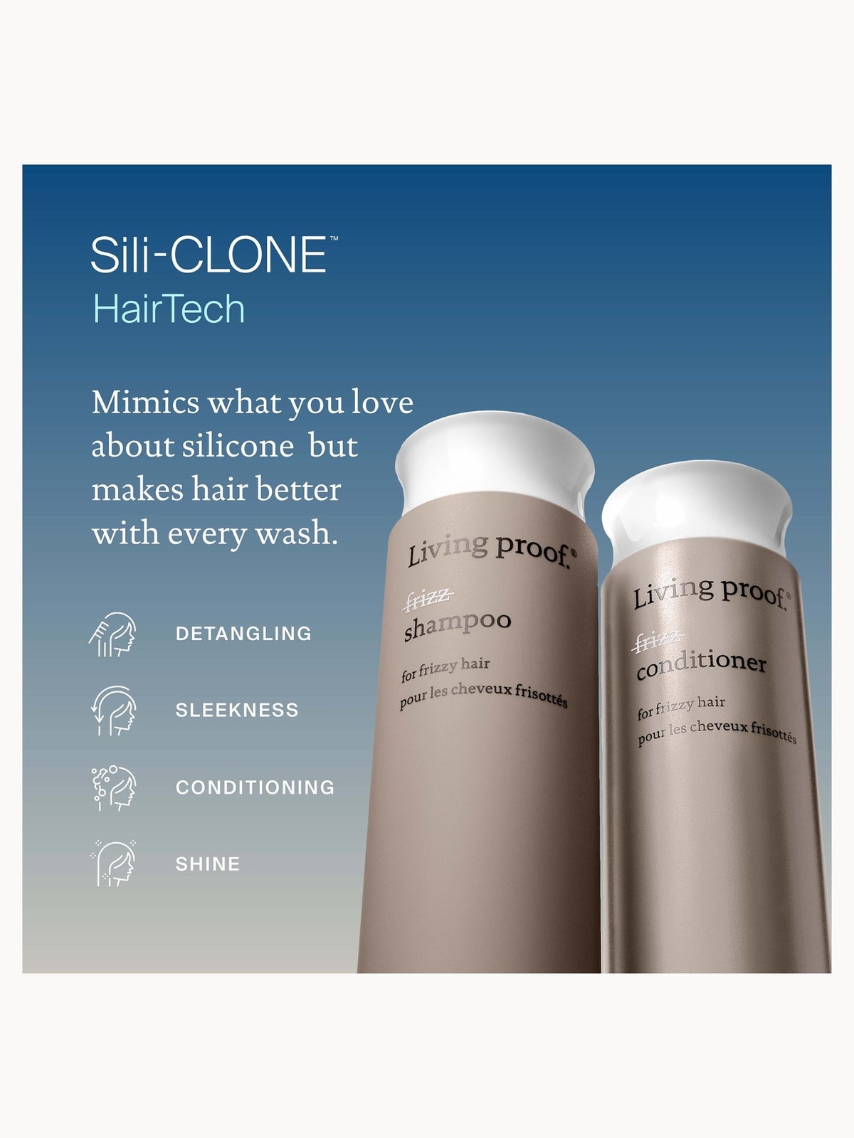 Living Proof No Frizz Shampoo and Conditioner Travel Size Bundle for Frizz Control, Smoothness and Shine 3
