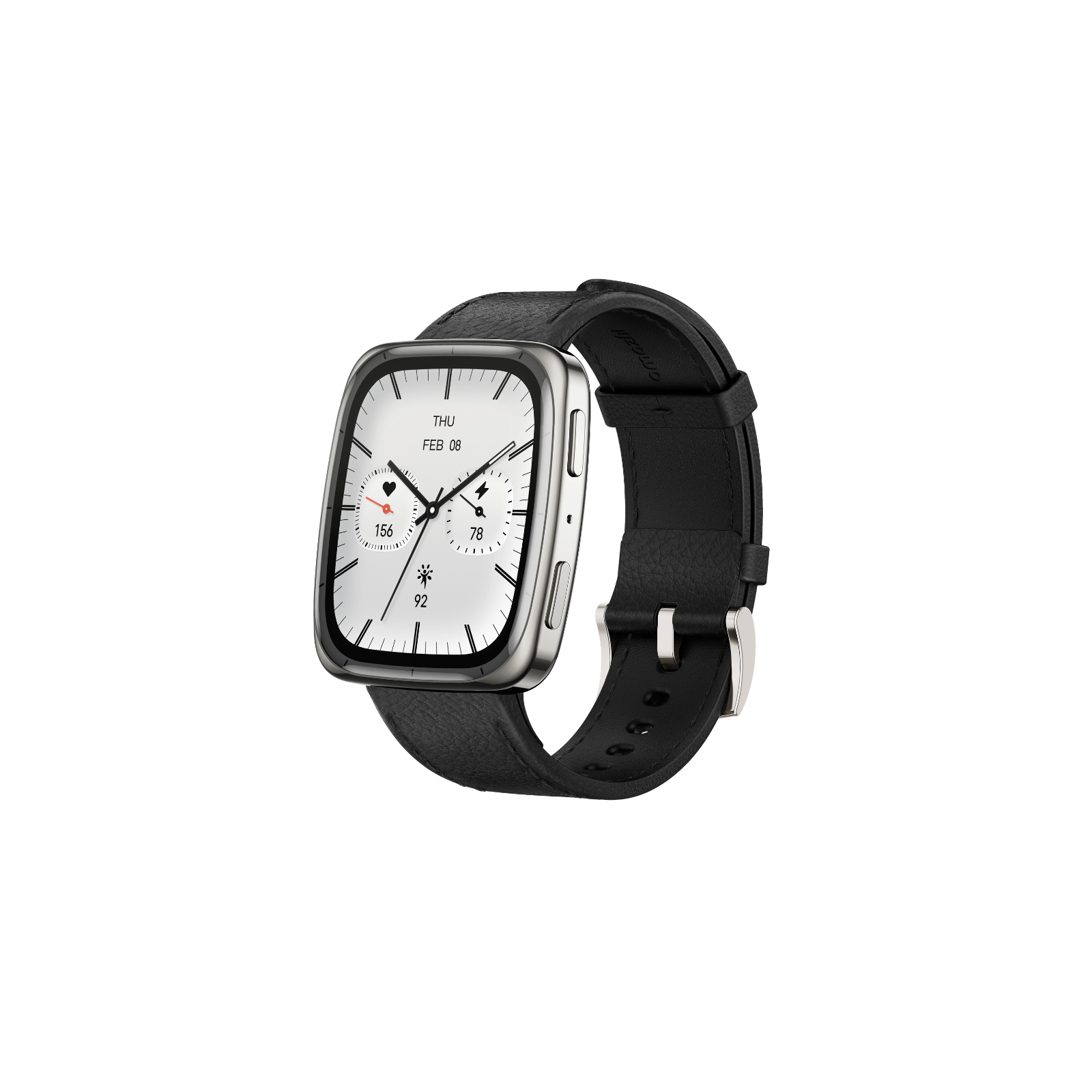 Amazfit Active 2 Square Smartwatch - Black/Red