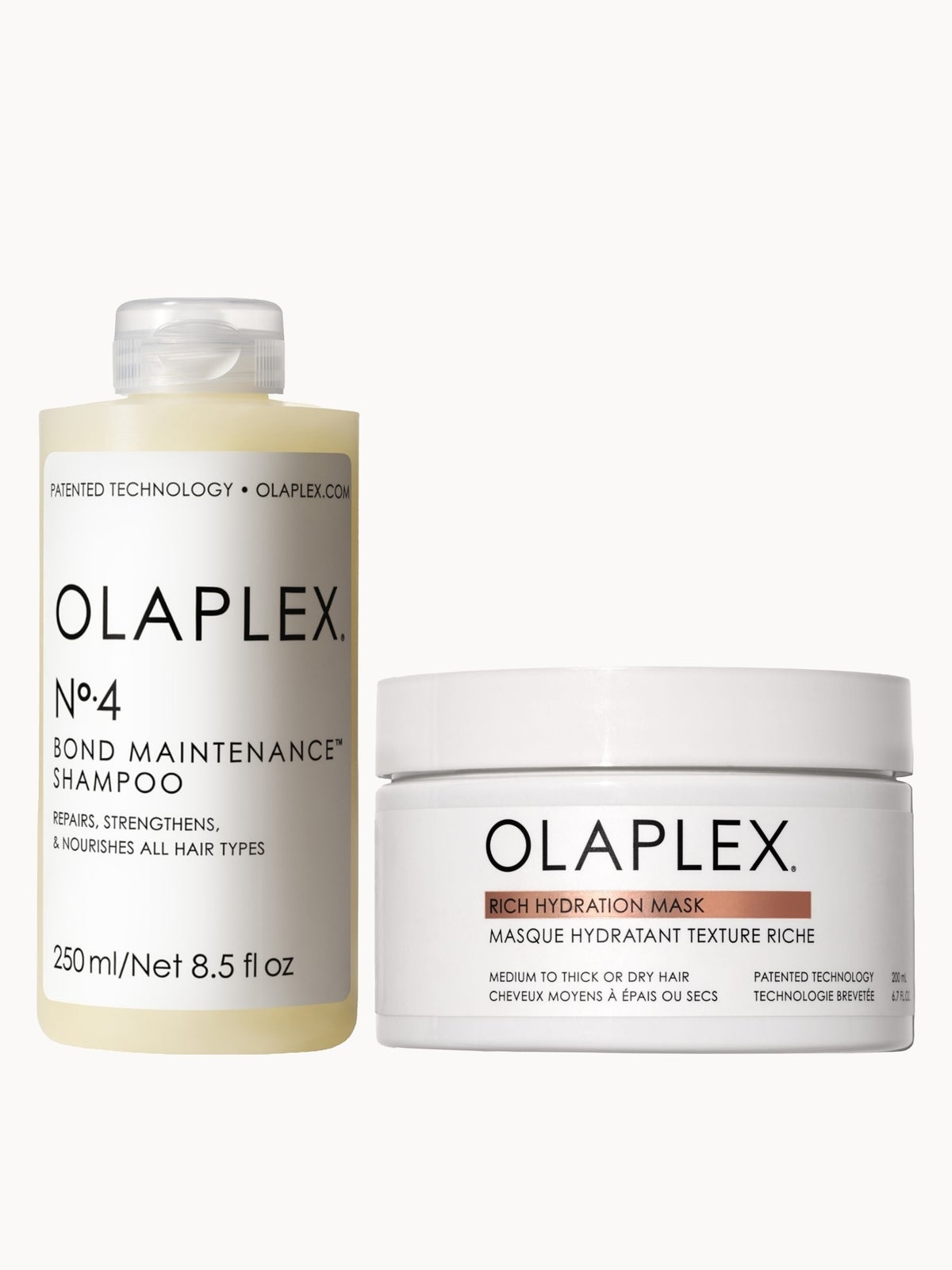 Olaplex No.4 Bond Maintenance Shampoo & Rich Hydrating Mask Bundle